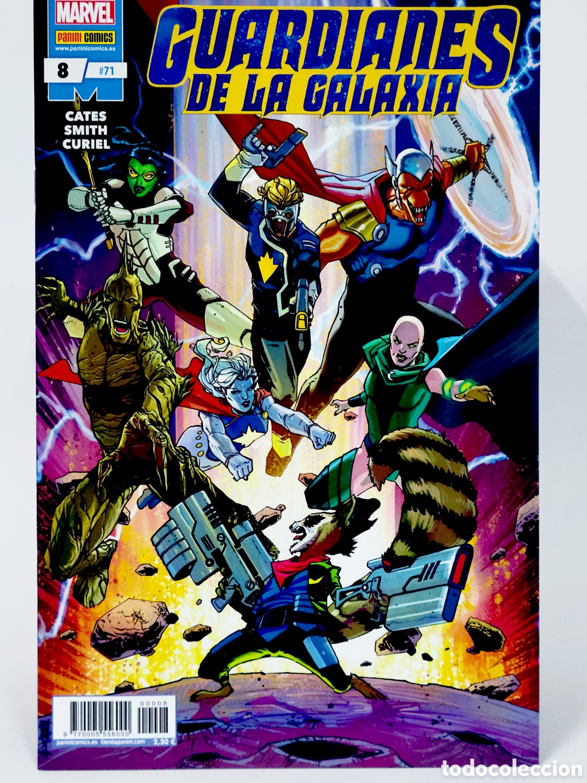 C&oacute;mics: C&Oacute;MIC GUARDIANES DE LA GALAXIA 71 PANINI MARVEL GRAPA DE KIOSCO