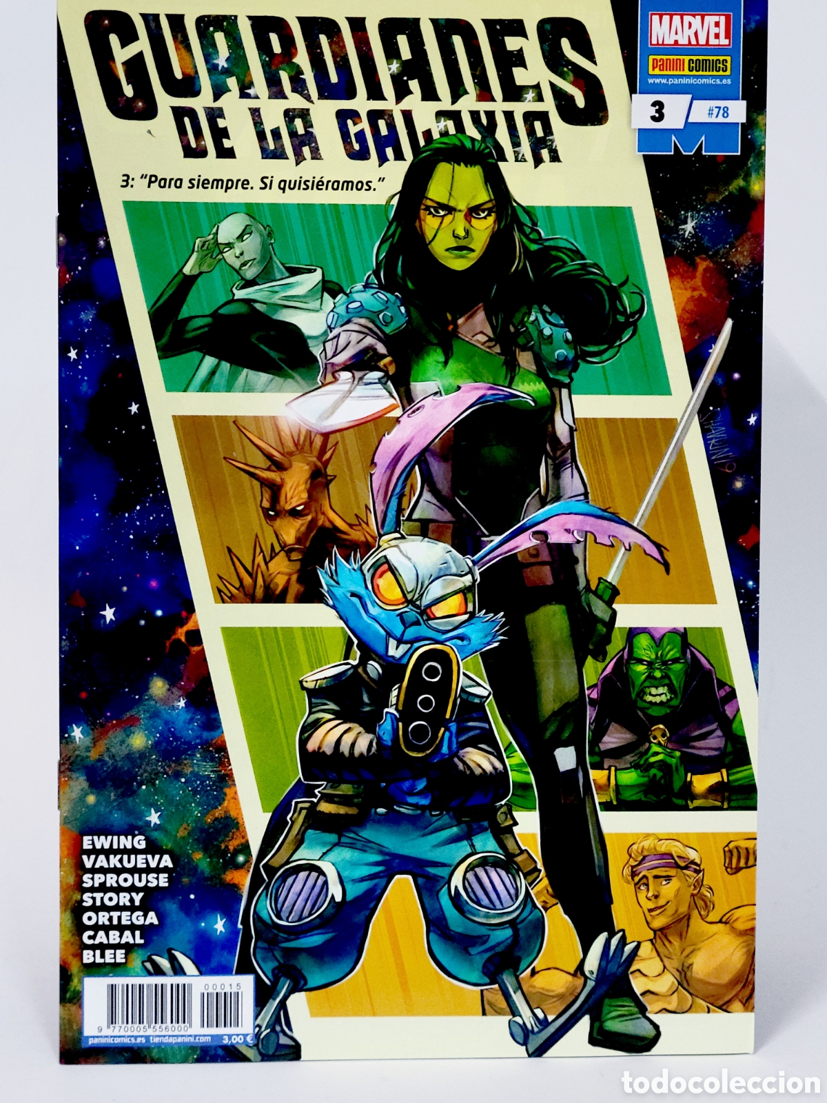 C&oacute;mics: C&Oacute;MIC GUARDIANES DE LA GALAXIA 78 PANINI MARVEL GRAPA DE KIOSCO