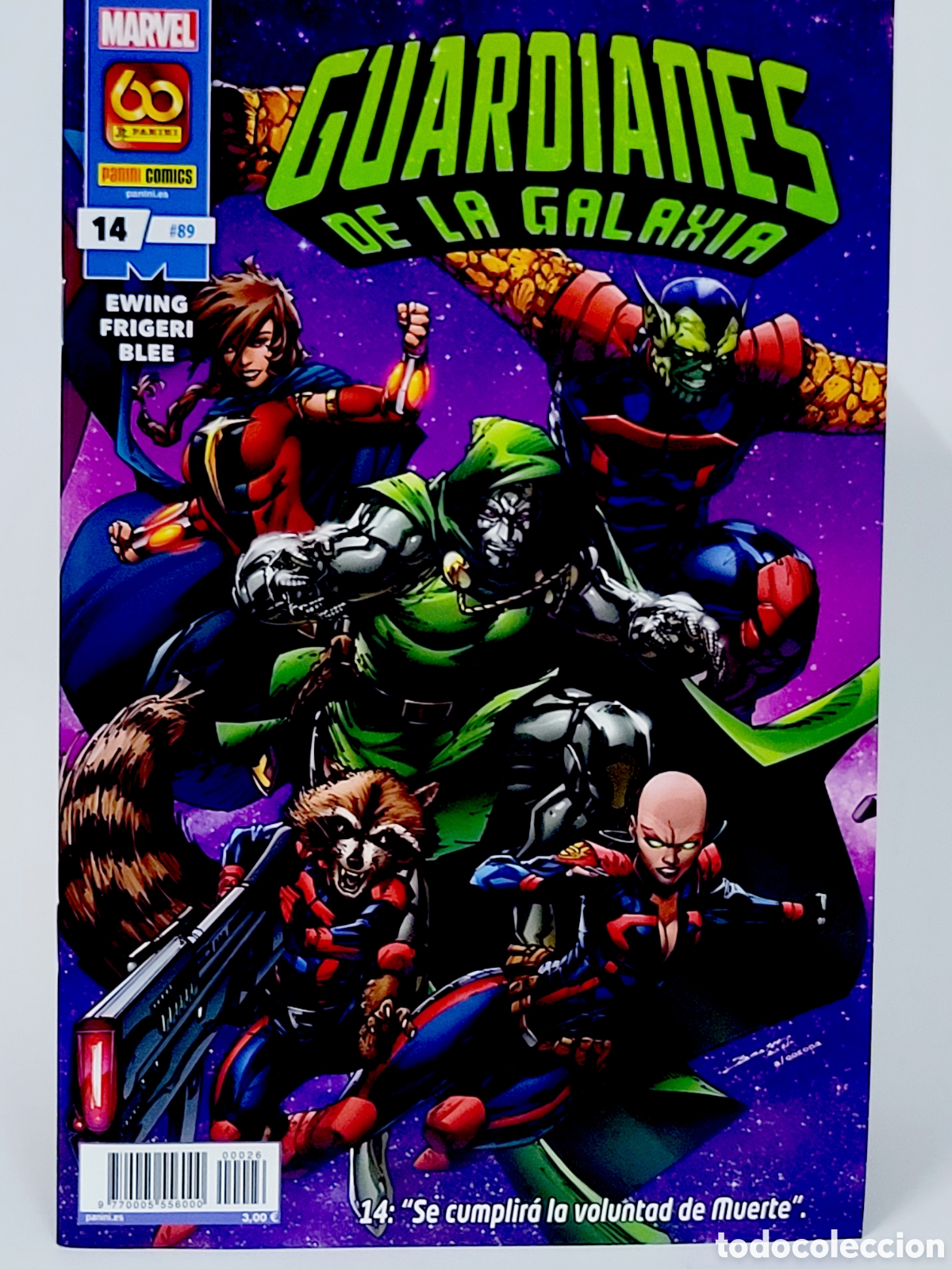 C&oacute;mics: C&Oacute;MIC GUARDIANES DE LA GALAXIA 89 PANINI MARVEL GRAPA DE KIOSCO - Foto 1