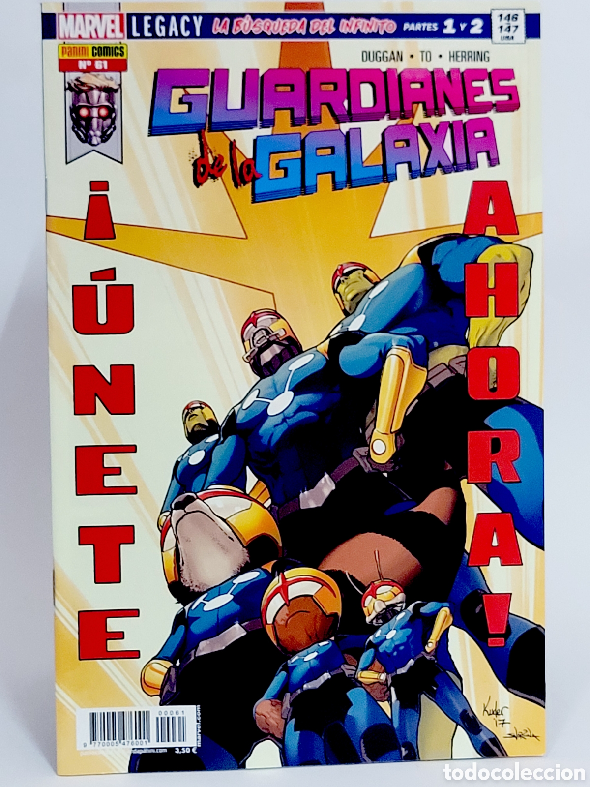 C&oacute;mics: C&Oacute;MIC GUARDIANES DE LA GALAXIA 61 PANINI MARVEL GRAPA DE KIOSCO
