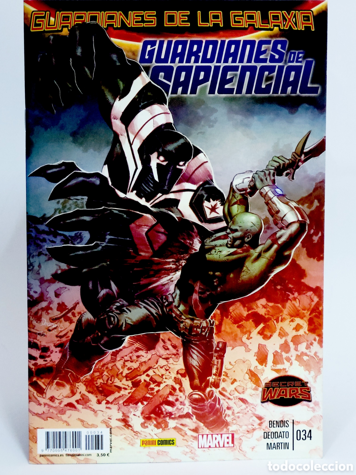 C&oacute;mics: C&Oacute;MIC GUARDIANES DE LA GALAXIA 34 SAPIENCIAL PANINI MARVEL GRAPA DE KIOSCO