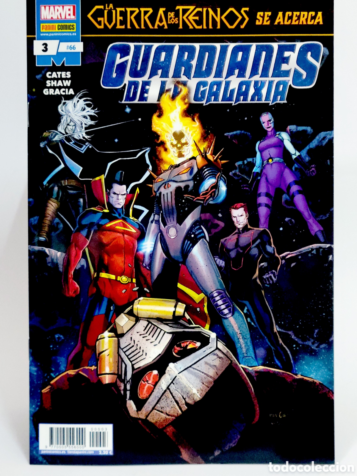 C&oacute;mics: C&Oacute;MIC GUARDIANES DE LA GALAXIA 66 PANINI MARVEL GRAPA DE KIOSCO