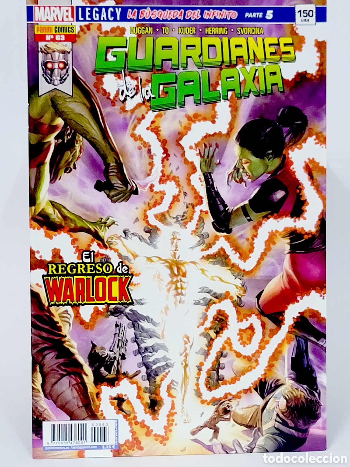 C&oacute;mics: C&Oacute;MIC GUARDIANES DE LA GALAXIA 63 PANINI MARVEL GRAPA DE KIOSCO