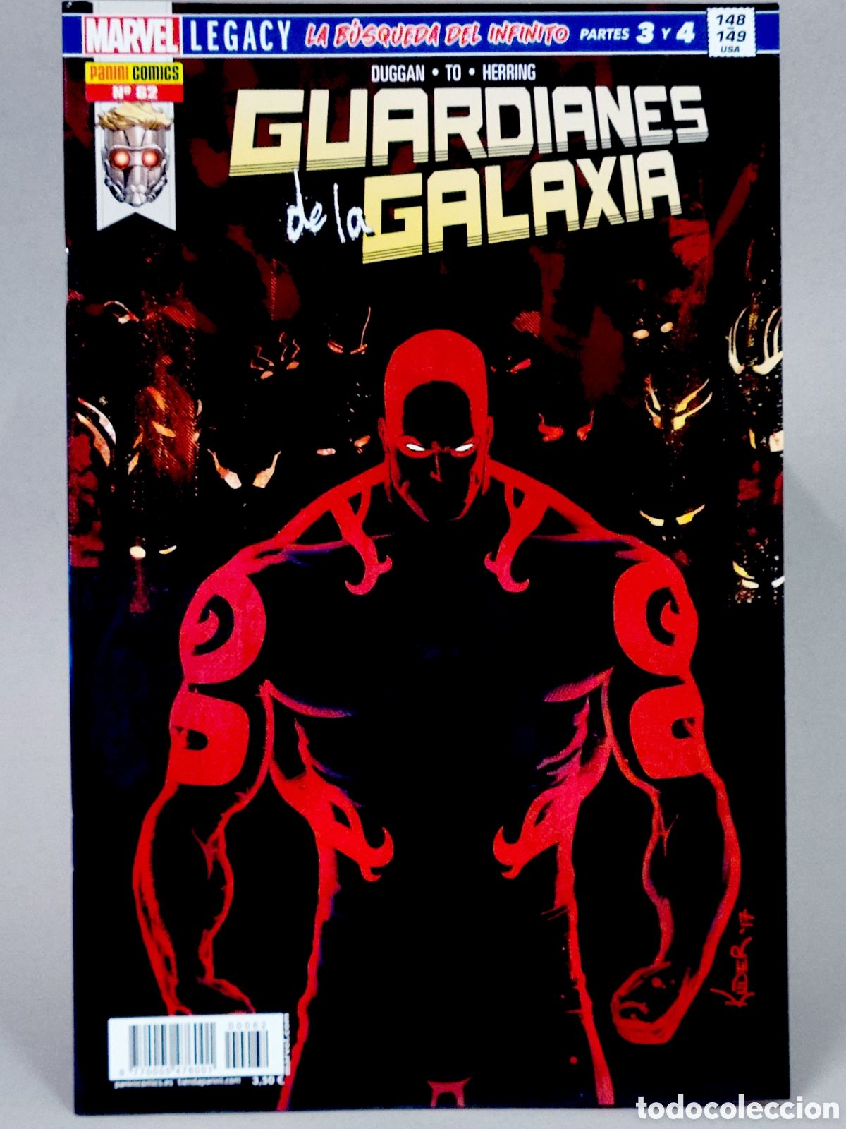 C&oacute;mics: C&Oacute;MIC GUARDIANES DE LA GALAXIA 62 PANINI MARVEL GRAPA DE KIOSCO