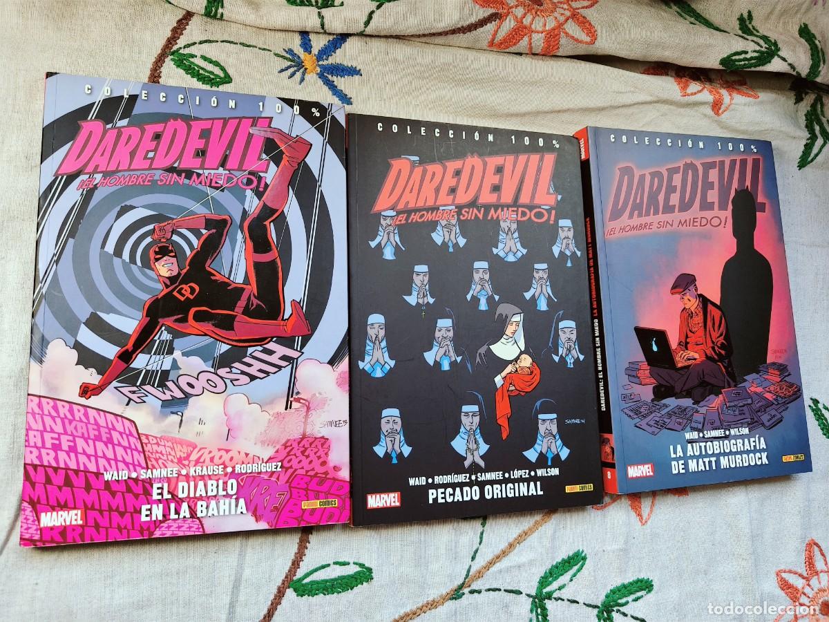 C&oacute;mics: Daredevil: El Hombre Sin Miedo. Colecci&oacute;n 100%. Tomos 6, 7 y 8. Panini.