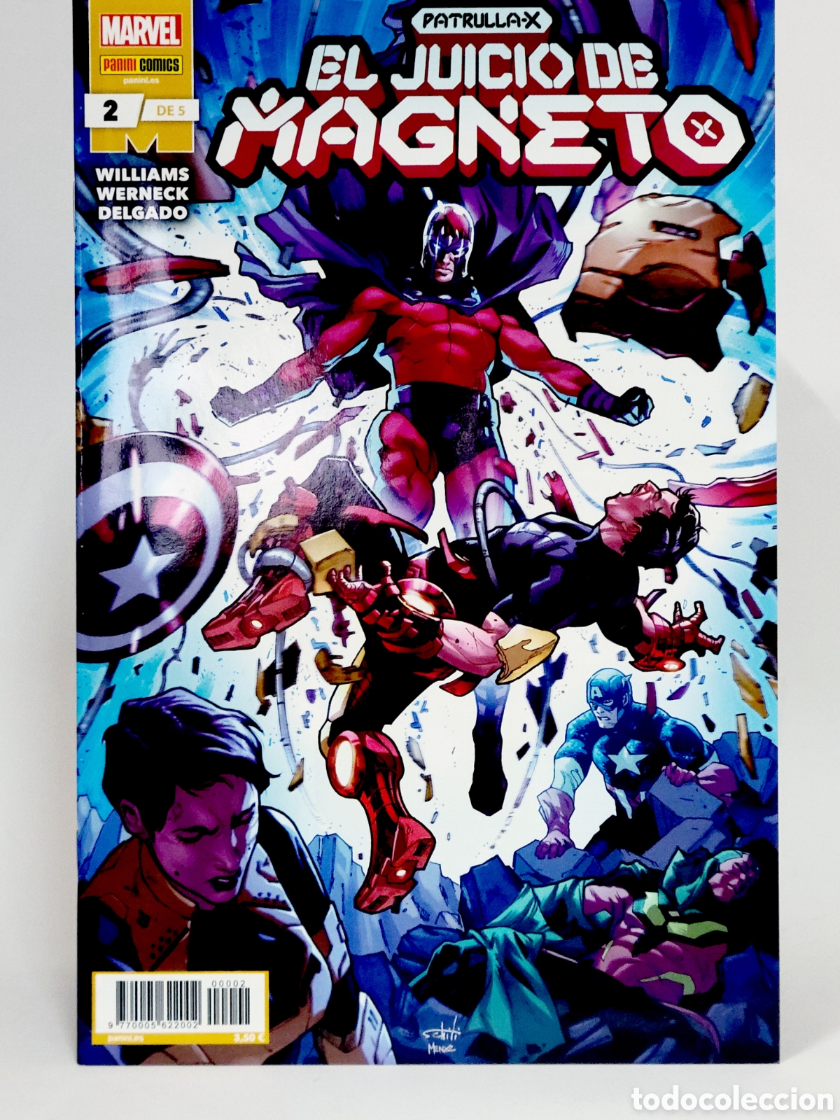 C&oacute;mics: C&Oacute;MIC PATRULLA -X EL JUICIO DE MAGNETO 2 PANINI MARVEL GRAPA DE KIOSCO