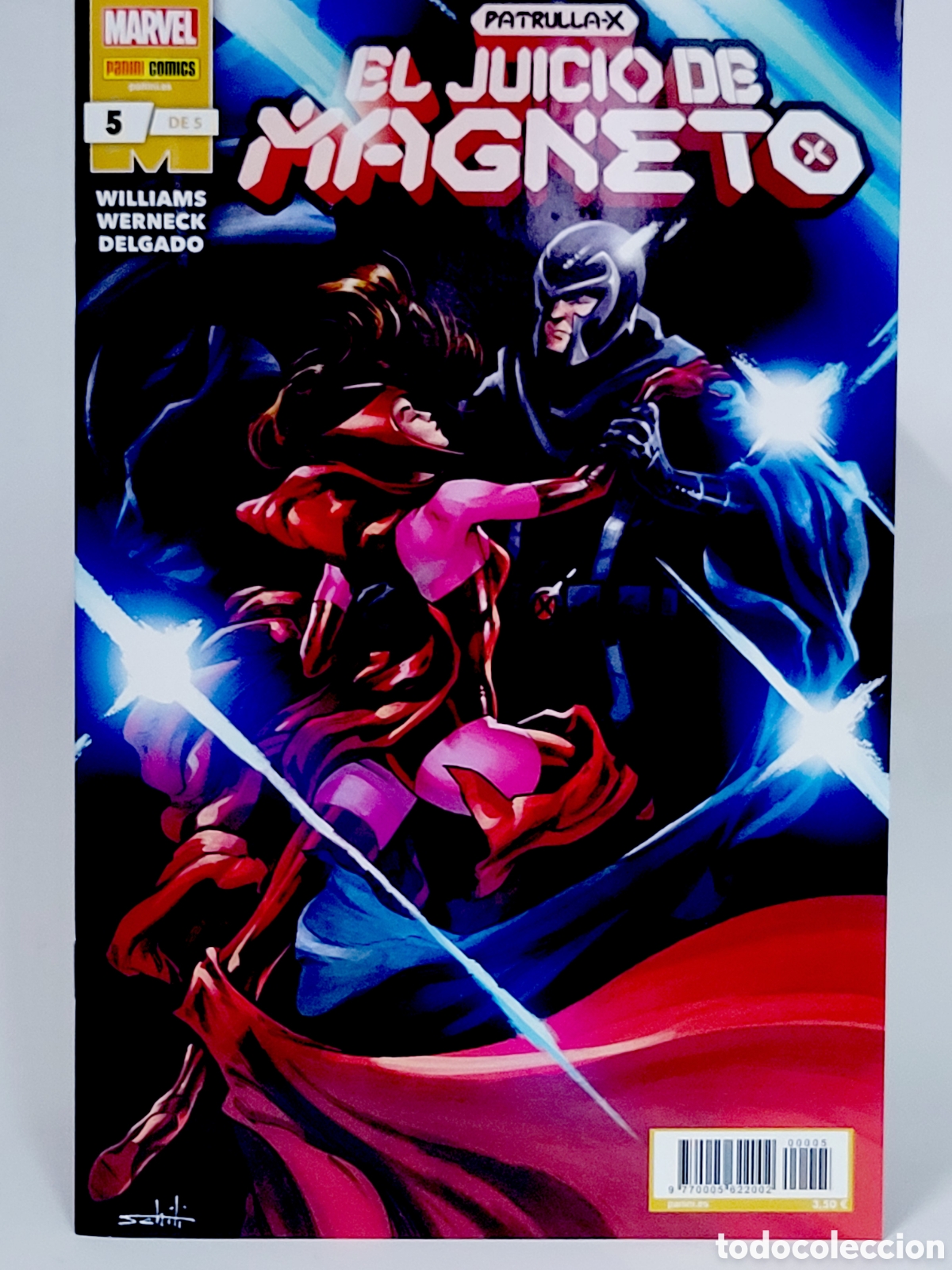 C&oacute;mics: C&Oacute;MIC PATRULLA -X EL JUICIO DE MAGNETO 5 PANINI MARVEL GRAPA DE KIOSCO