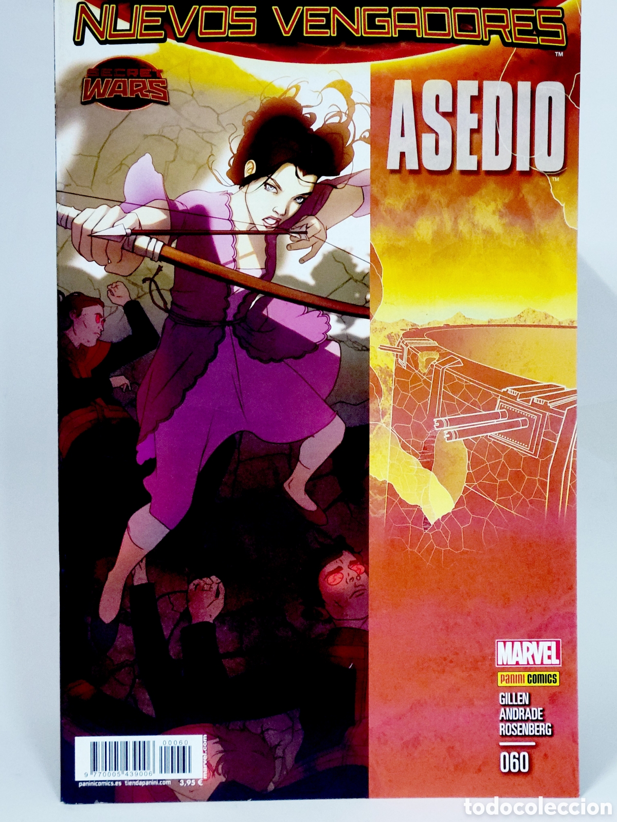 C&oacute;mics: C&Oacute;MIC NUEVOS VENGADORES 60 ASEDIO SECRET WARS PANINI MARVEL GRAPA DE KIOSCO
