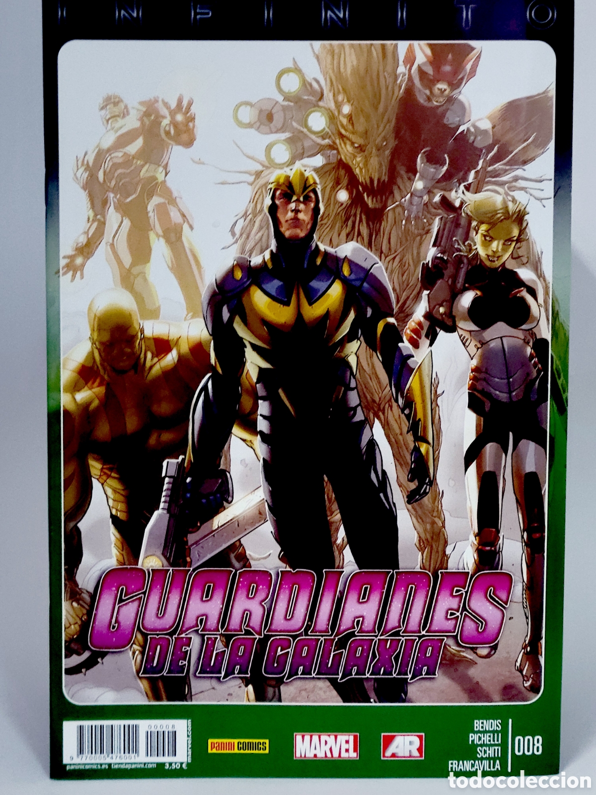 C&oacute;mics: C&Oacute;MIC GUARDIANES DE LA GALAXIA 8 INFINITO PANINI MARVEL GRAPA DE KIOSCO