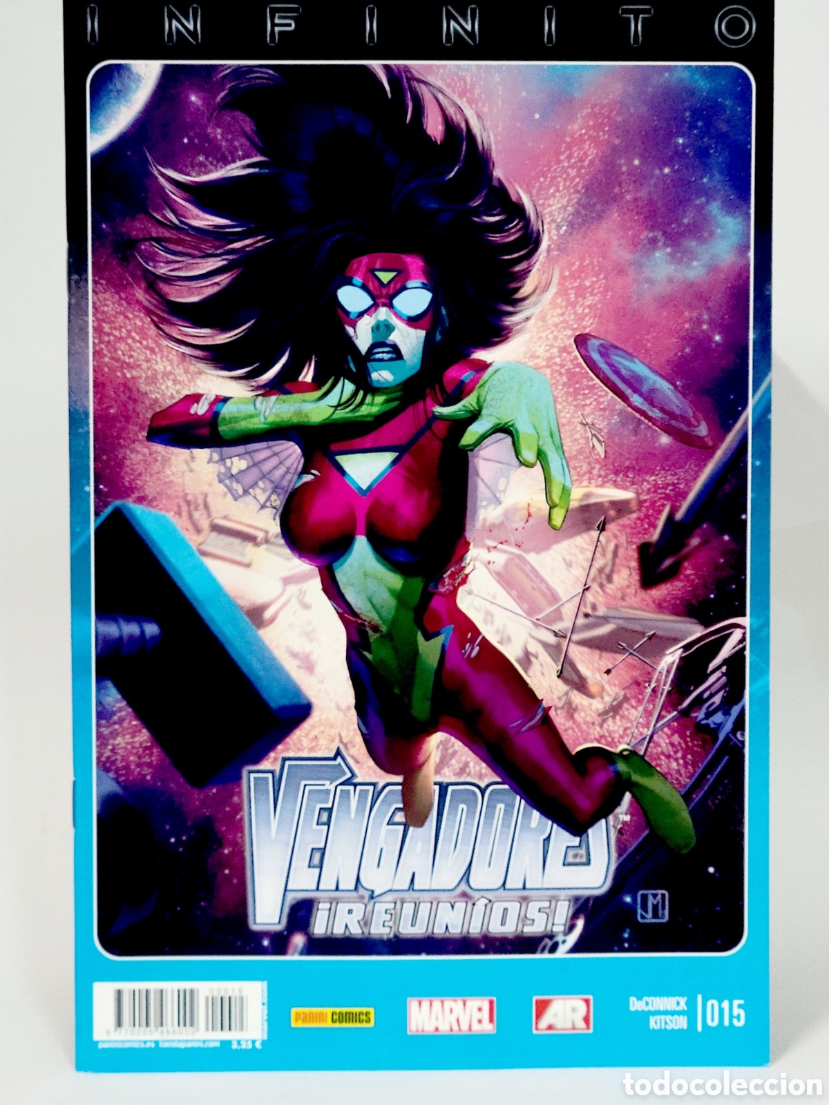 C&oacute;mics: C&Oacute;MIC VENGADORES REUNIOS 15 INFINITO PANINI MARVEL GRAPA DE KIOSCO