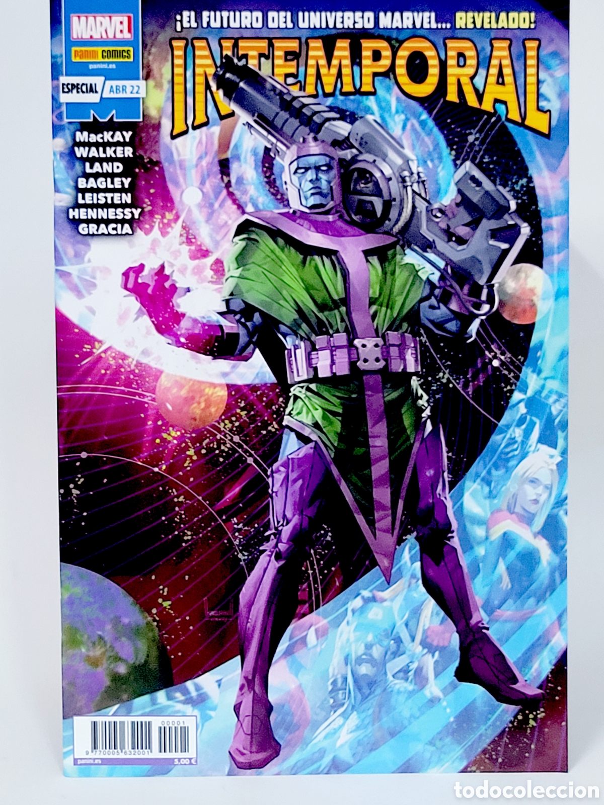 C&oacute;mics: C&Oacute;MIC INTEMPORAL ABRIL 2022 EDICI&Oacute;N ESPECIAL PANINI MARVEL GRAPA DE KIOSCO