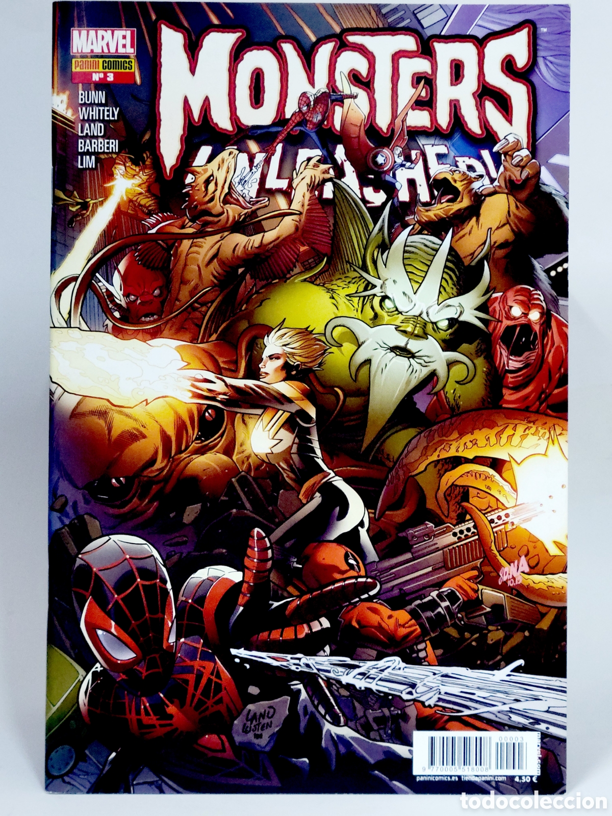 C&oacute;mics: C&Oacute;MIC MONSTERS UNLEASHED 3 PANINI MARVEL GRAPA DE KIOSCO - Foto 1