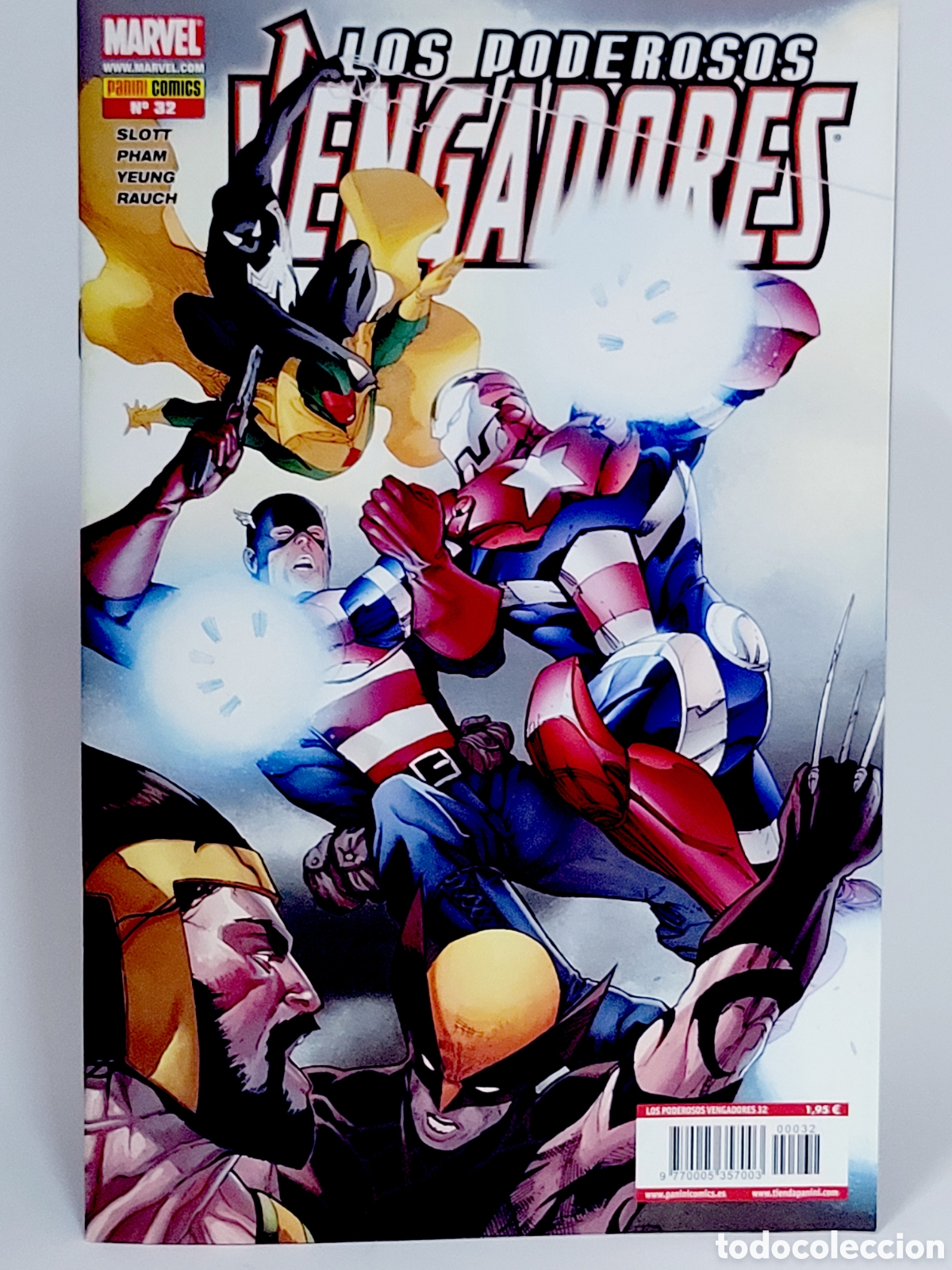 C&oacute;mics: C&Oacute;MIC LOS PODEROSOS VENGADORES 32 PANINI MARVEL GRAPA DE KIOSCO