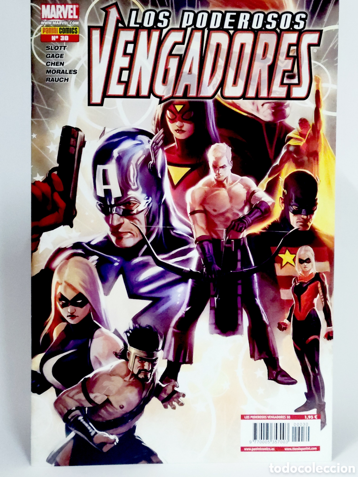 C&oacute;mics: C&Oacute;MIC LOS PODEROSOS VENGADORES 30 PANINI MARVEL GRAPA DE KIOSCO