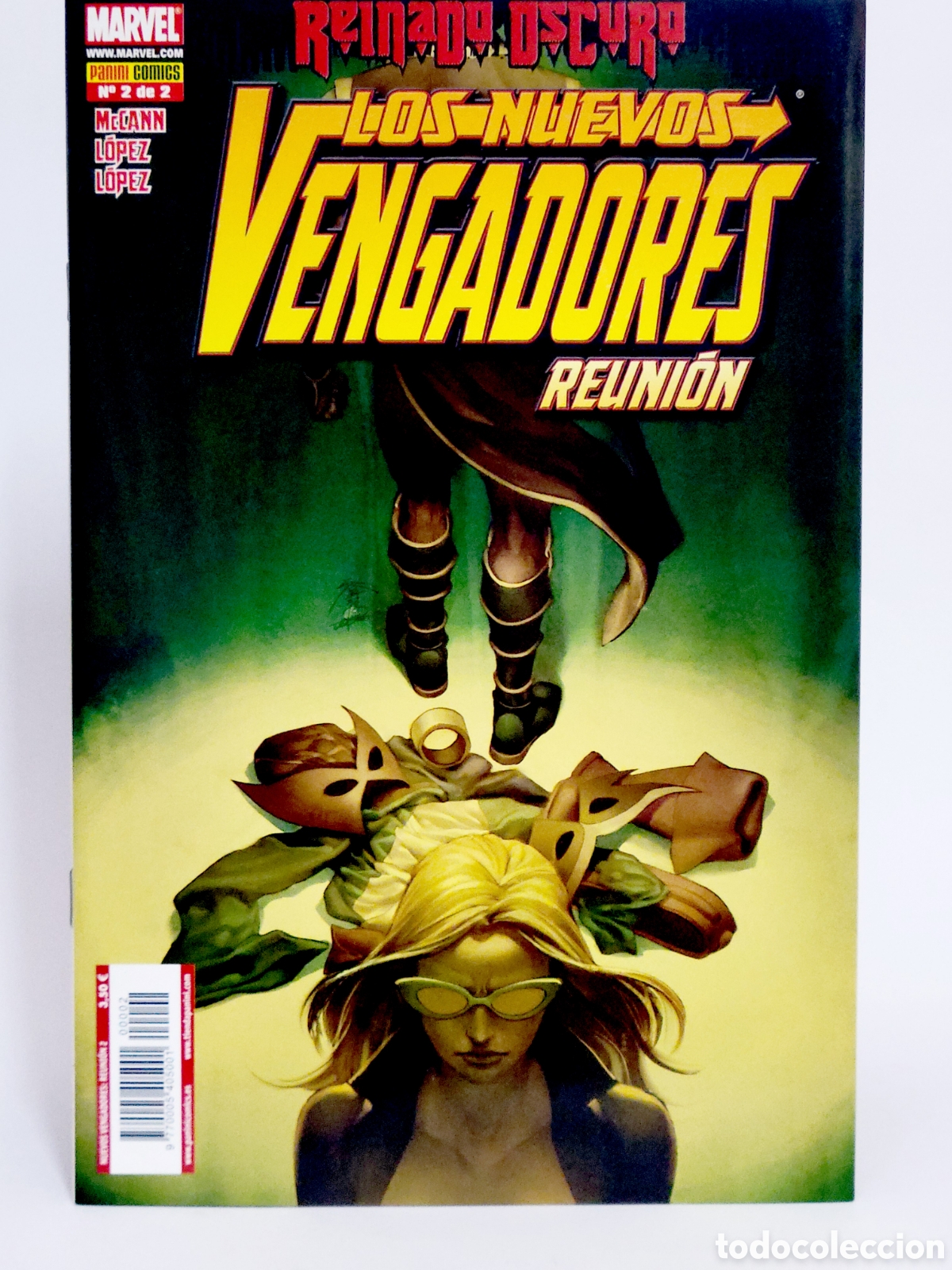 C&oacute;mics: C&Oacute;MIC LOS NUEVOS VENGADORES 2 REUNI&Oacute;N REINADO OSCURO PANINI MARVEL GRAPA DE KIOSCO