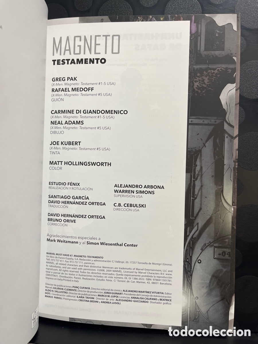 C&oacute;mics: MARVEL MUST HAVE N.67 MAGNETO : TESTAMENTO ( 2020/&hellip; ) - Foto 3