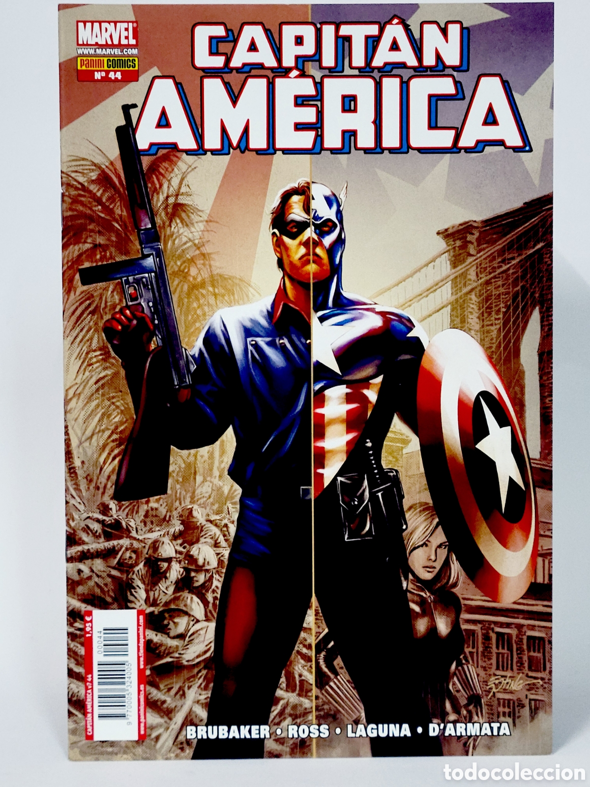 C&oacute;mics: C&Oacute;MIC CAPITAN AMERICA 44 VOL.7 PANINI MARVEL GRAPA VOLUMEN DE KIOSCO