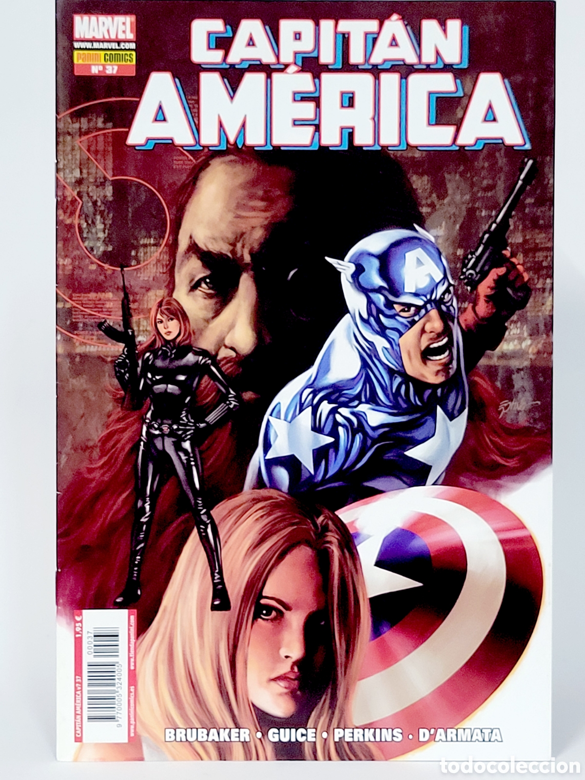 C&oacute;mics: C&Oacute;MIC CAPITAN AMERICA 37 VOL.7 PANINI MARVEL GRAPA VOLUMEN DE KIOSCO