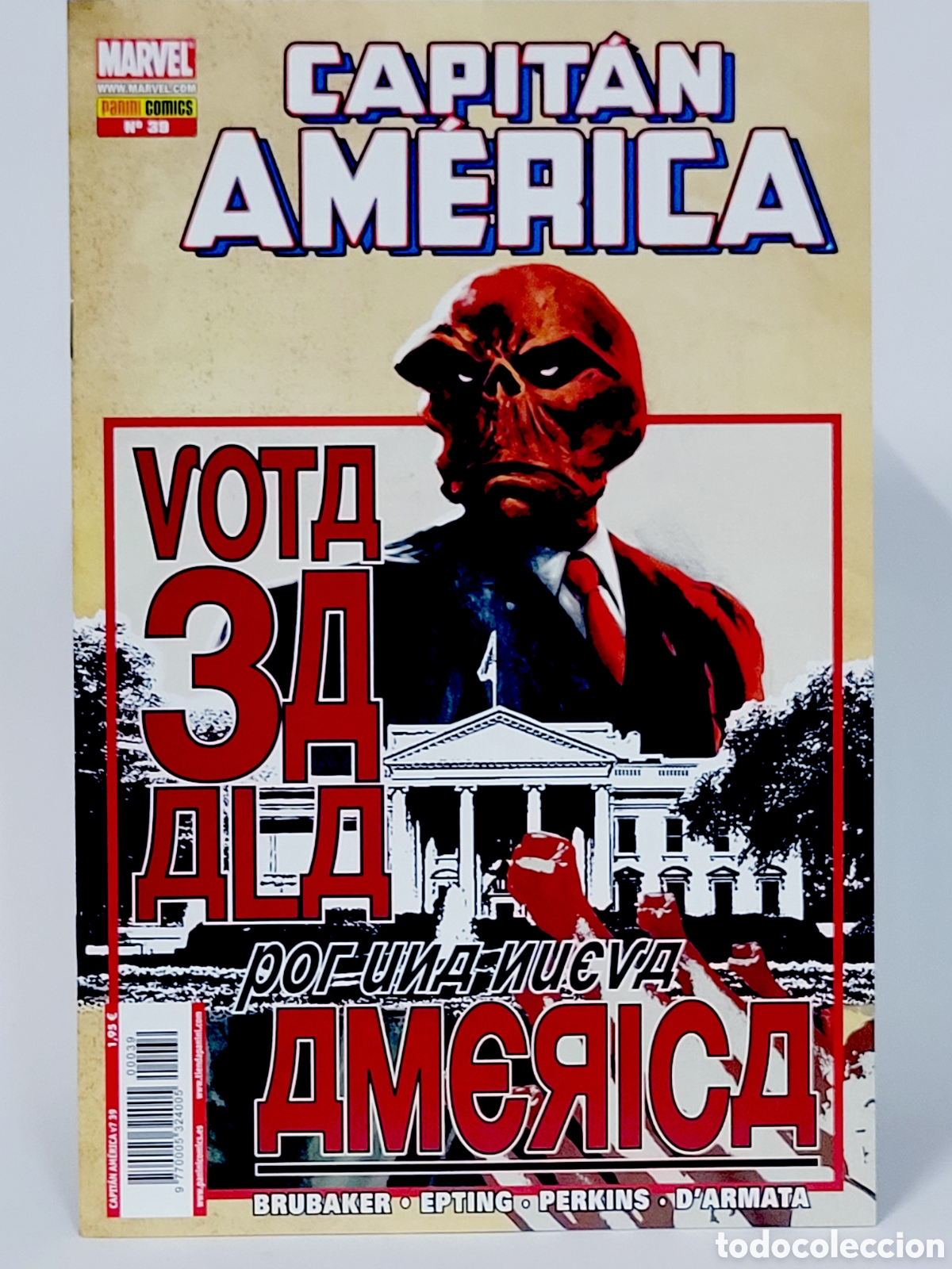 C&oacute;mics: C&Oacute;MIC CAPITAN AMERICA 39 VOL.7 PANINI MARVEL GRAPA VOLUMEN DE KIOSCO