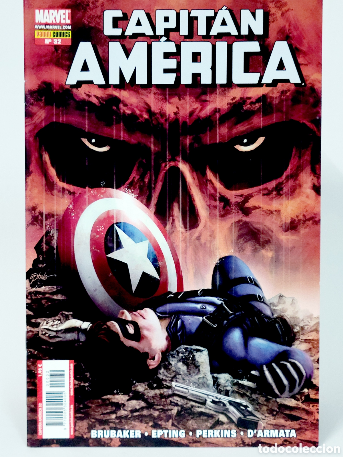 C&oacute;mics: C&Oacute;MIC CAPITAN AMERICA 32 VOL.7 PANINI MARVEL GRAPA VOLUMEN DE KIOSCO