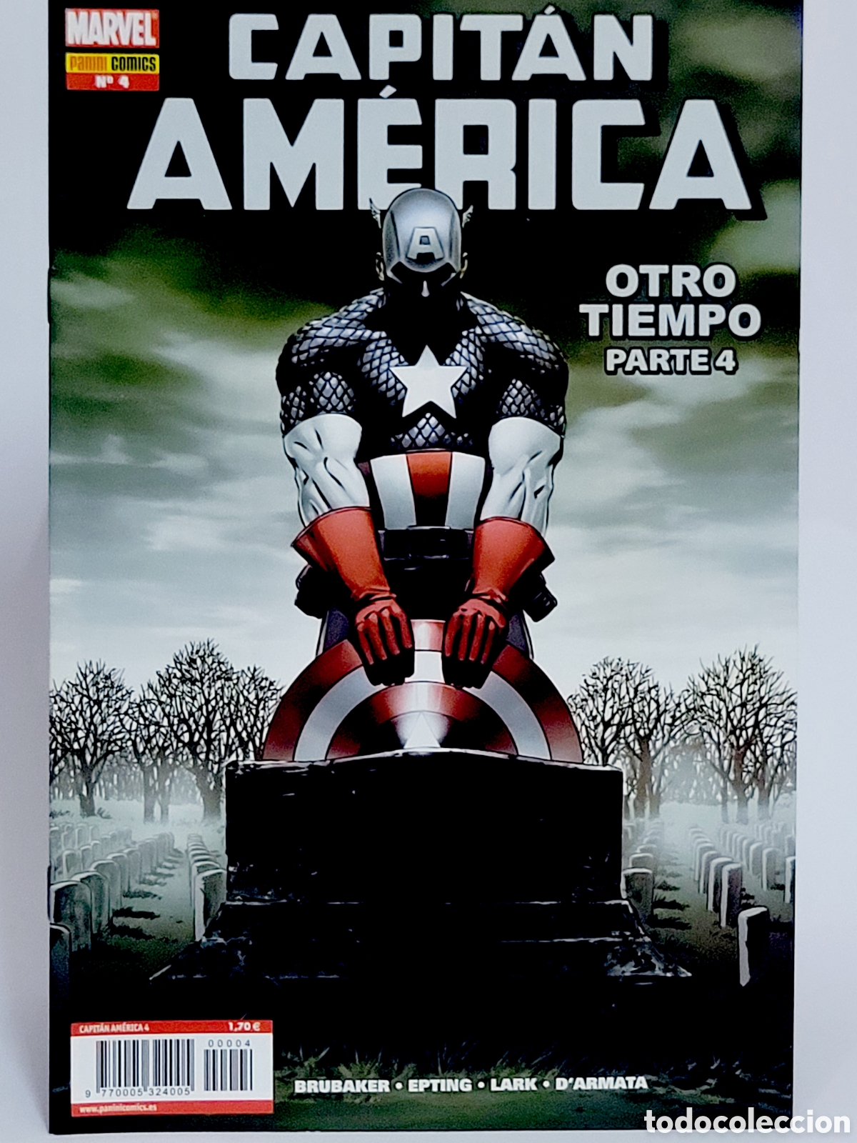 C&oacute;mics: C&Oacute;MIC CAPITAN AMERICA 4 VOL.7 PANINI MARVEL GRAPA VOLUMEN DE KIOSCO