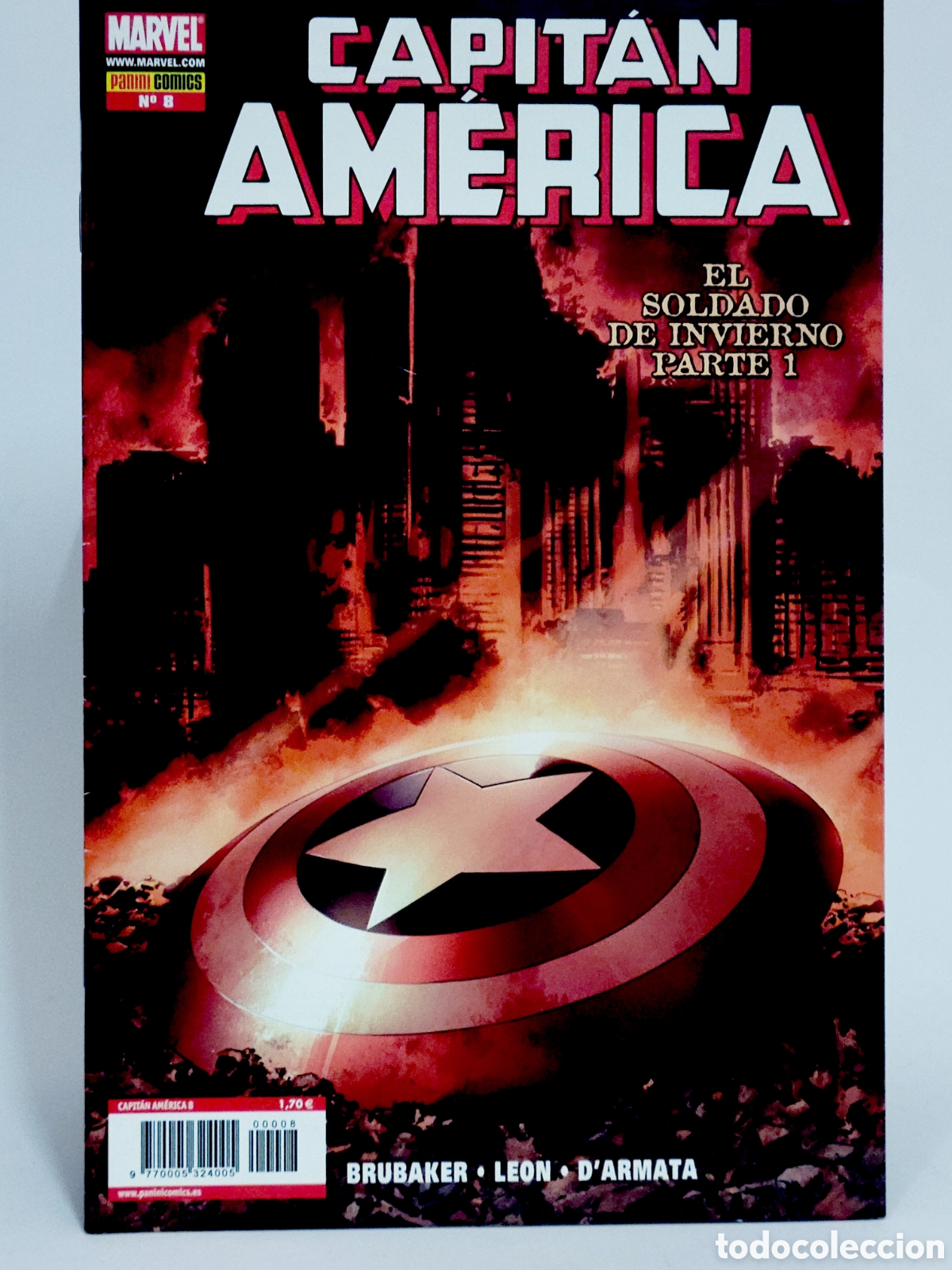 Comics: C&Oacute;MIC CAPITAN AMERICA 8 VOL.7 PANINI MARVEL GRAPA VOLUMEN DE KIOSCO