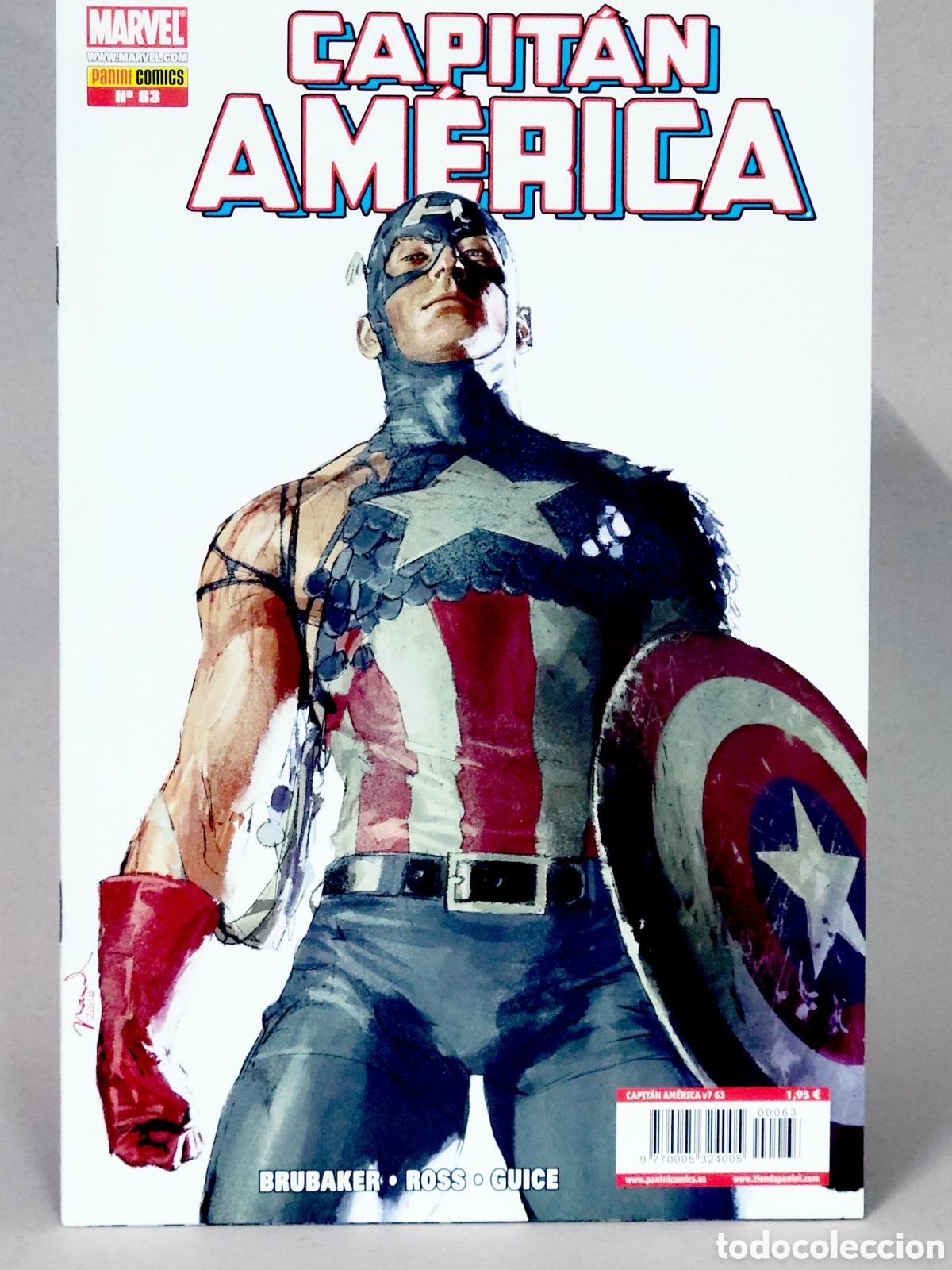 C&oacute;mics: C&Oacute;MIC CAPITAN AMERICA 63 VOL.7 PANINI MARVEL GRAPA VOLUMEN DE KIOSCO