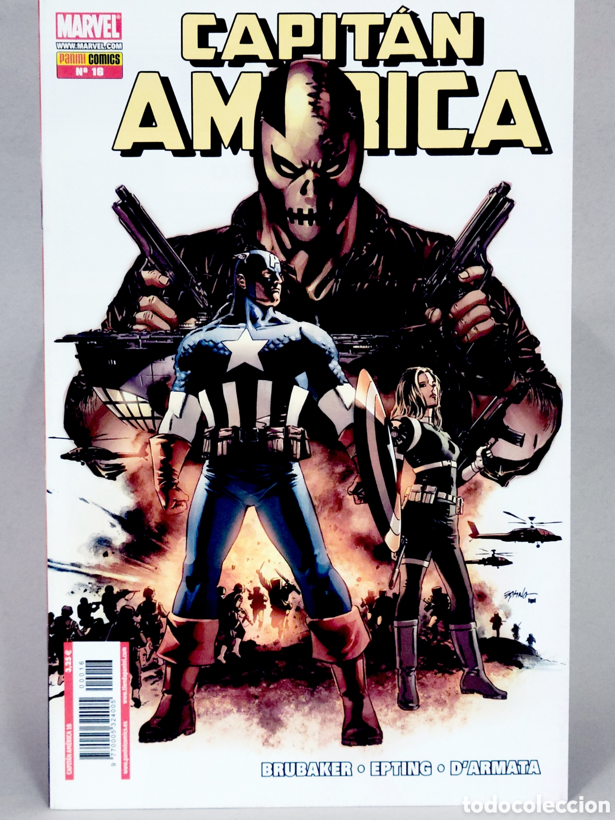C&oacute;mics: C&Oacute;MIC CAPITAN AMERICA 16 VOL.7 PANINI MARVEL GRAPA VOLUMEN DE KIOSCO