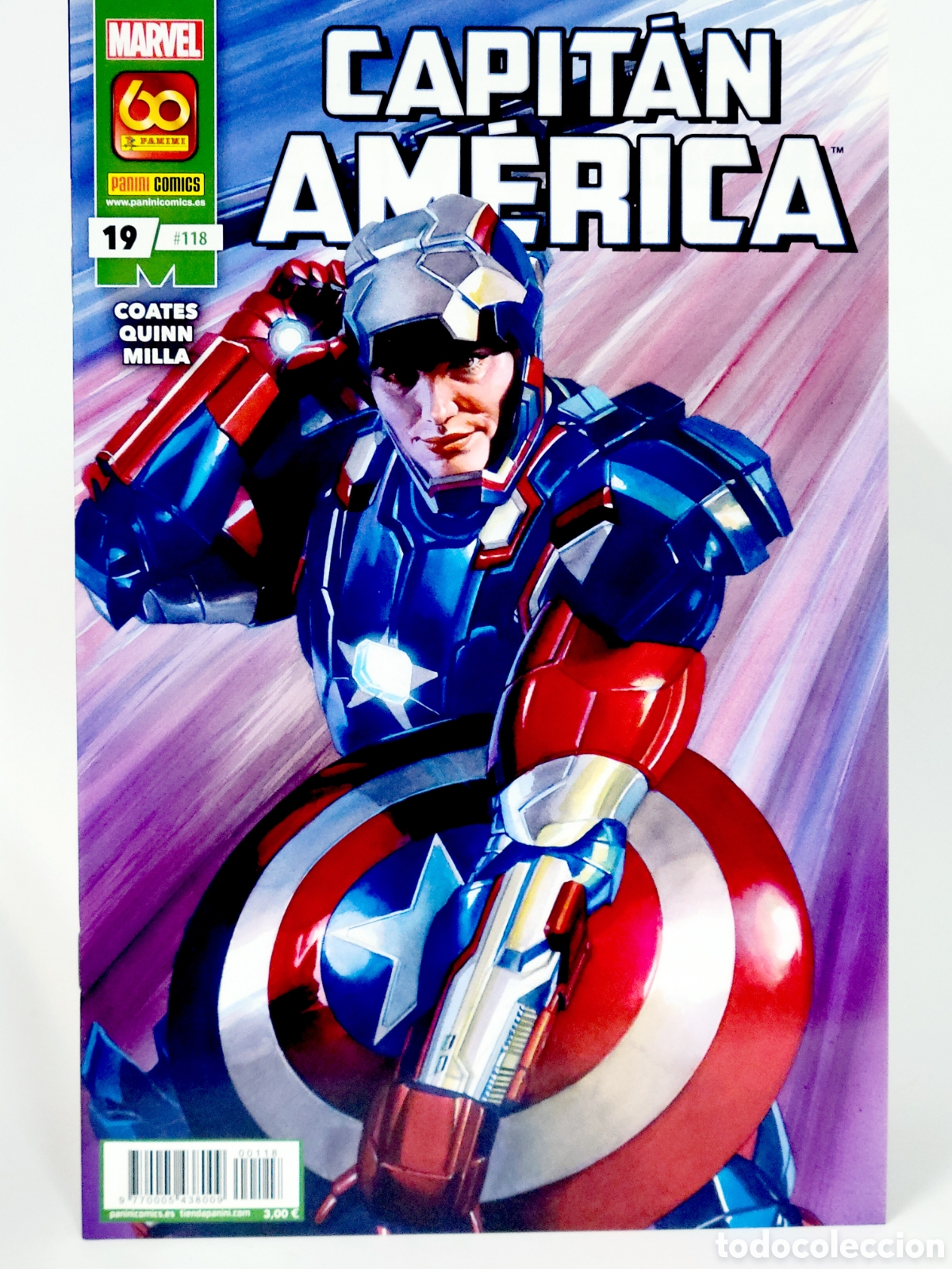 C&oacute;mics: C&Oacute;MIC CAPITAN AMERICA 118 VOL.8 PANINI MARVEL GRAPA VOLUMEN DE KIOSCO