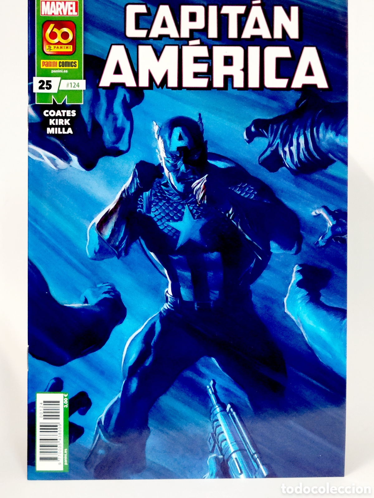 C&oacute;mics: C&Oacute;MIC CAPITAN AMERICA 124 VOL.8 PANINI MARVEL GRAPA VOLUMEN DE KIOSCO