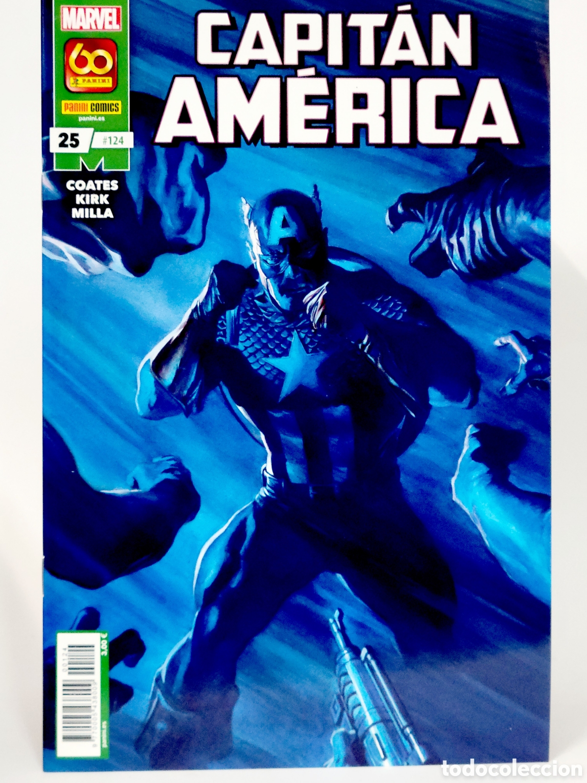 C&oacute;mics: C&Oacute;MIC CAPITAN AMERICA 124 VOL.8 PANINI MARVEL GRAPA VOLUMEN DE KIOSCO