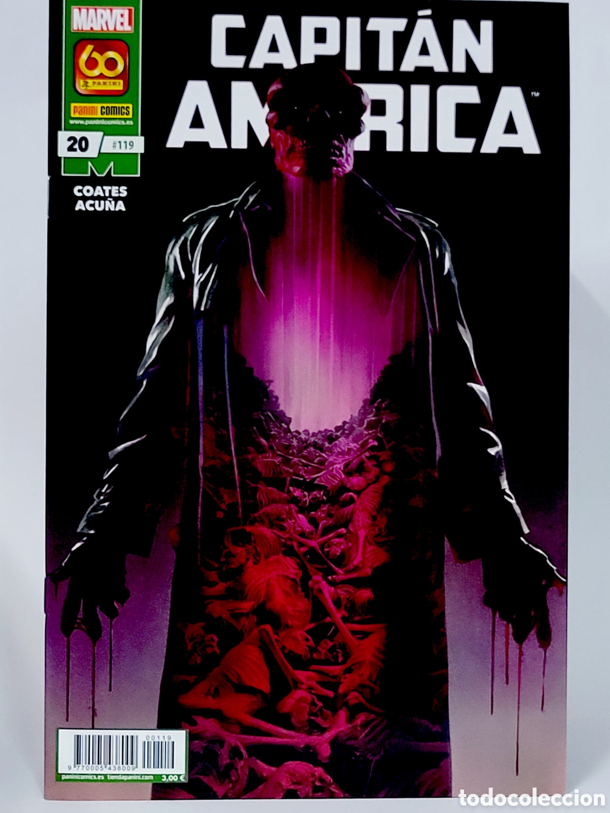 C&oacute;mics: C&Oacute;MIC CAPITAN AMERICA 119 VOL.8 PANINI MARVEL GRAPA VOLUMEN DE KIOSCO