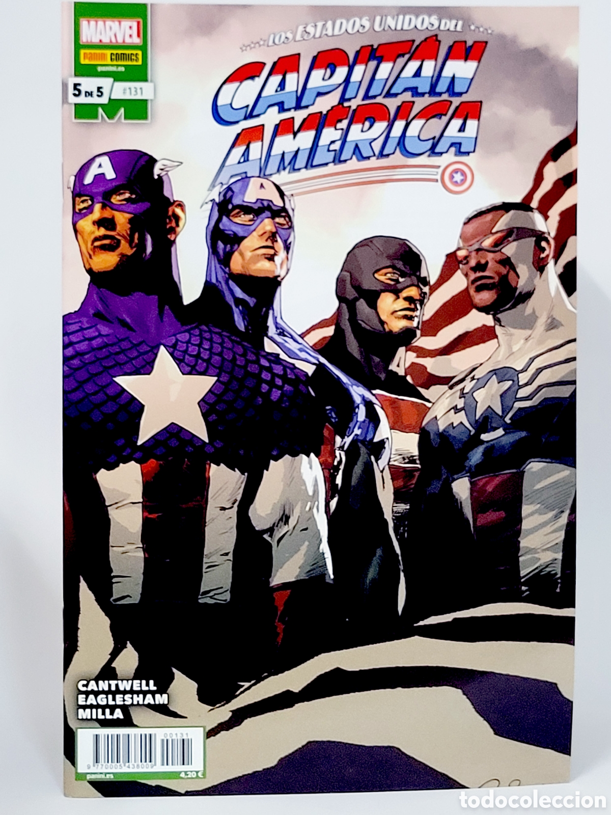 C&oacute;mics: C&Oacute;MIC CAPITAN AMERICA 131 VOL.8 PANINI MARVEL GRAPA VOLUMEN DE KIOSCO