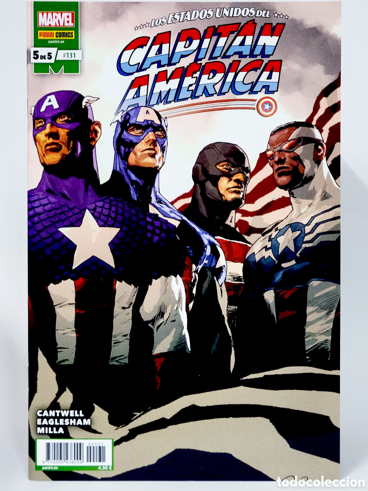 C&oacute;mics: C&Oacute;MIC CAPITAN AMERICA 131 VOL.8 PANINI MARVEL GRAPA VOLUMEN DE KIOSCO