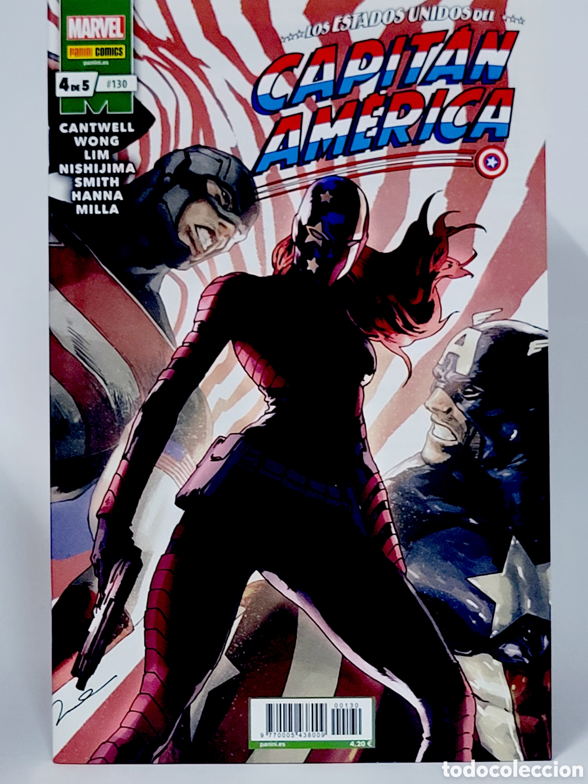 C&oacute;mics: C&Oacute;MIC CAPITAN AMERICA 130 VOL.8 PANINI MARVEL GRAPA VOLUMEN DE KIOSCO