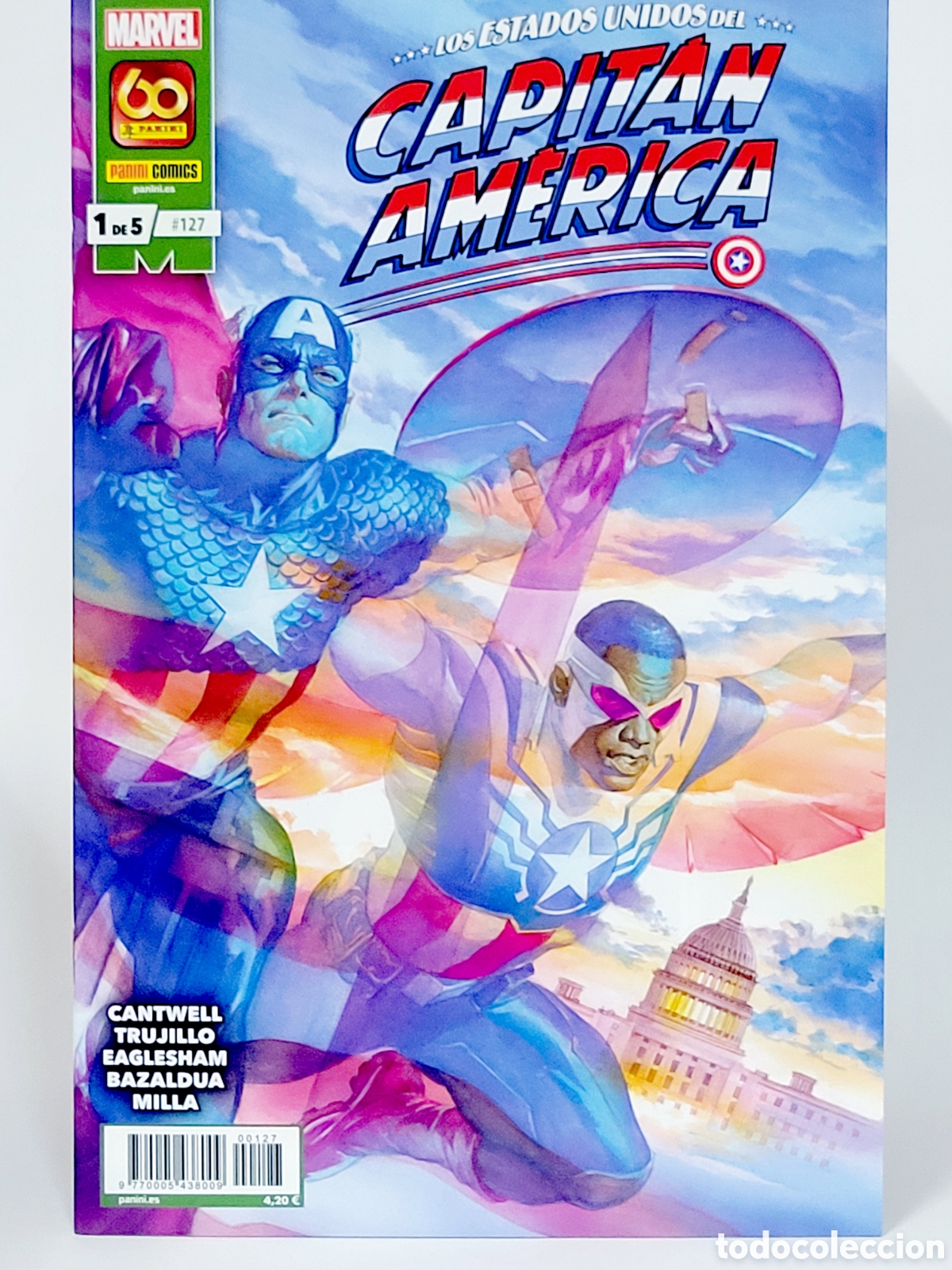 C&oacute;mics: C&Oacute;MIC CAPITAN AMERICA 127 VOL.8 PANINI MARVEL GRAPA VOLUMEN DE KIOSCO