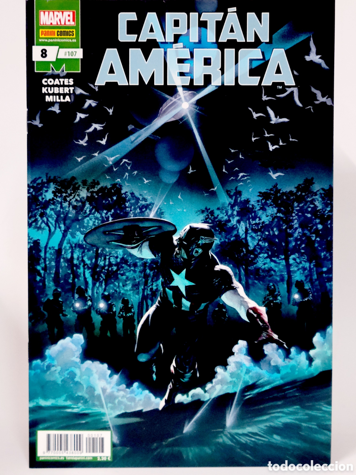 C&oacute;mics: C&Oacute;MIC CAPITAN AMERICA 107 VOL.8 PANINI MARVEL GRAPA VOLUMEN DE KIOSCO