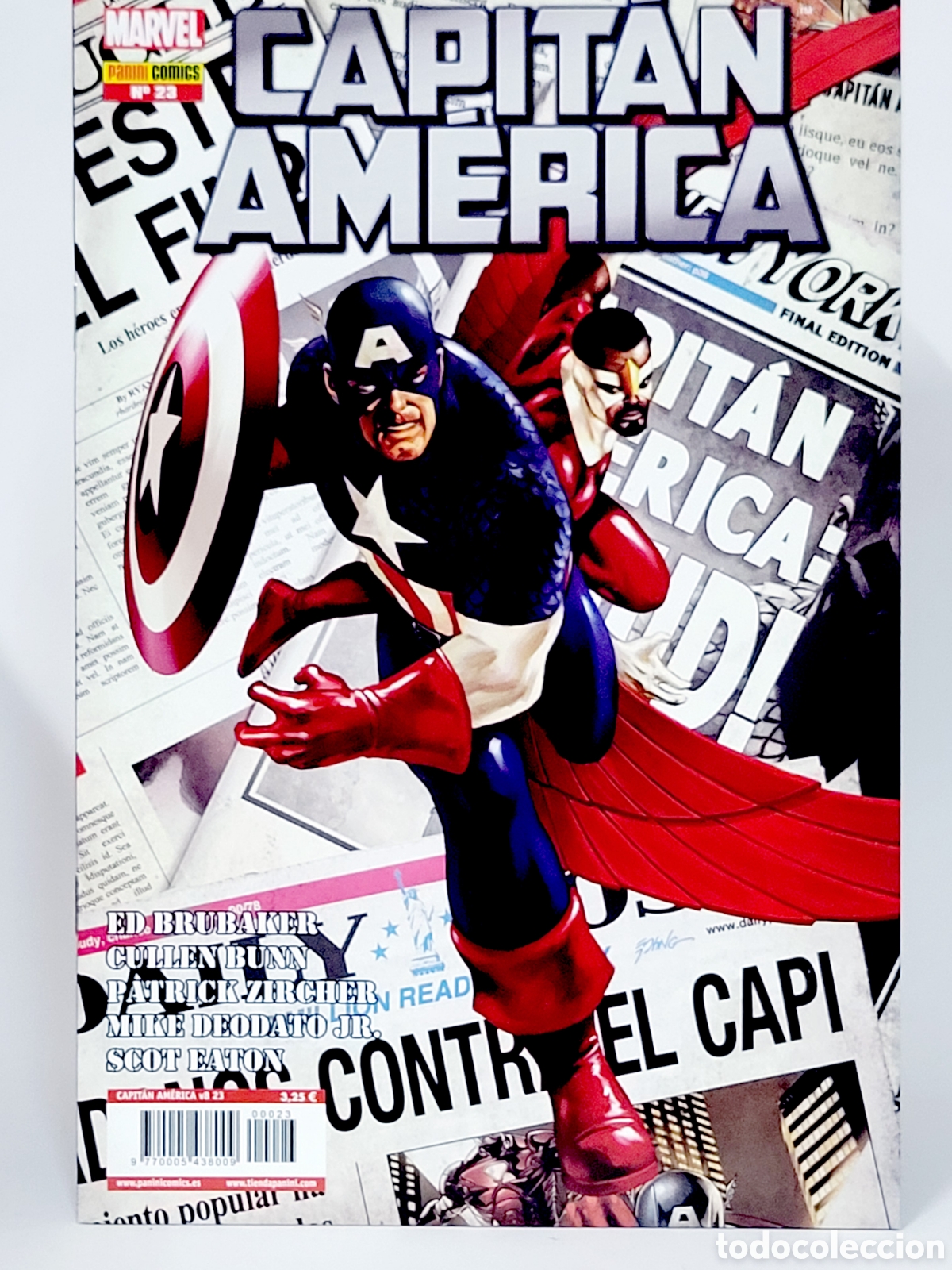 C&oacute;mics: C&Oacute;MIC CAPITAN AMERICA 23 VOL.8 PANINI MARVEL GRAPA VOLUMEN DE KIOSCO