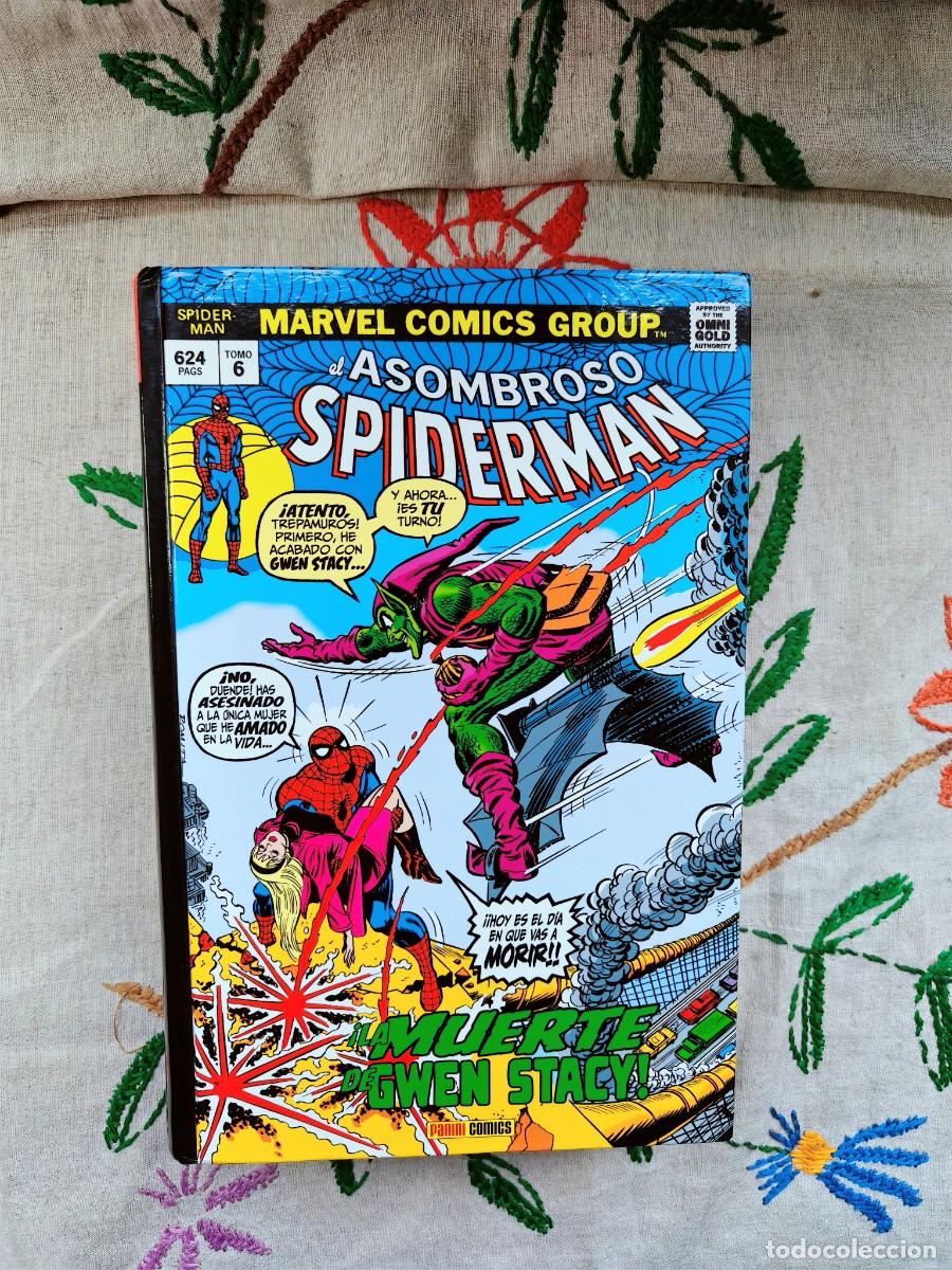 C&oacute;mics: El Asombroso Spiderman. La muerte de Gwen Stacy. Marvel Gold 6. Stan Lee. Marvel Hero&eacute;s. Panini.