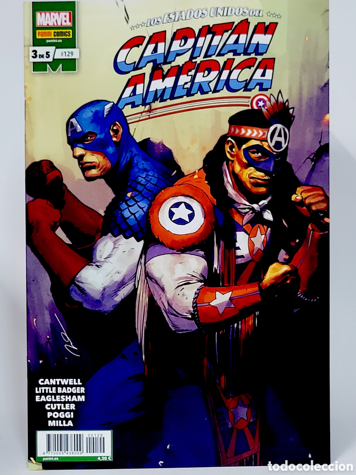 C&oacute;mics: C&Oacute;MIC CAPITAN AMERICA 129 VOL.8 PANINI MARVEL GRAPA VOLUMEN DE KIOSCO