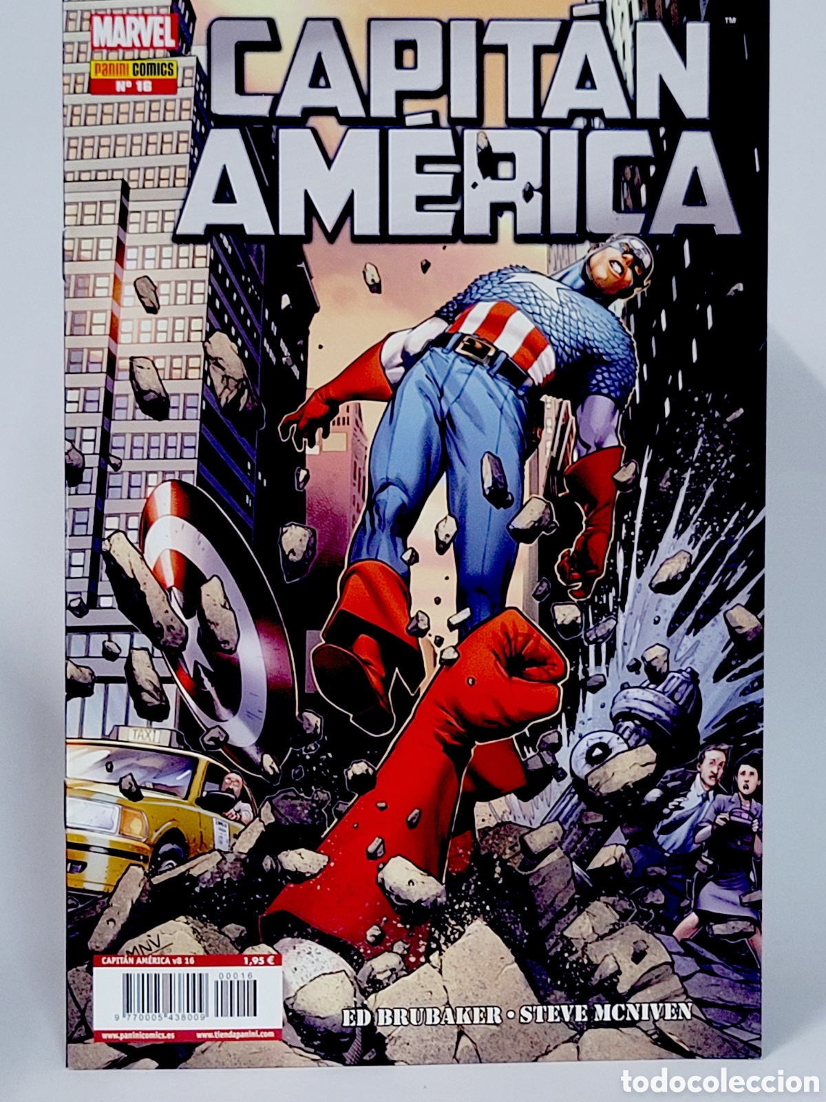 C&oacute;mics: C&Oacute;MIC CAPITAN AMERICA 16 VOL.8 PANINI MARVEL GRAPA VOLUMEN DE KIOSCO