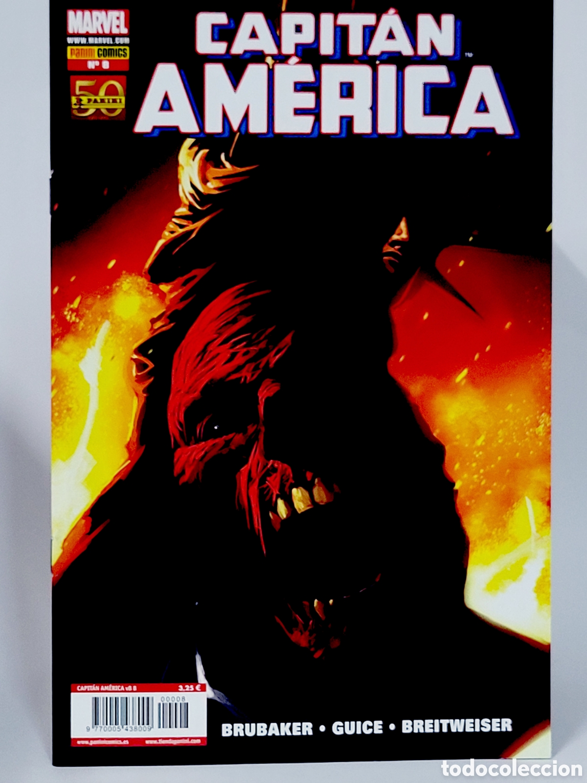 C&oacute;mics: C&Oacute;MIC CAPITAN AMERICA 8 VOL.8 PANINI MARVEL GRAPA VOLUMEN DE KIOSCO