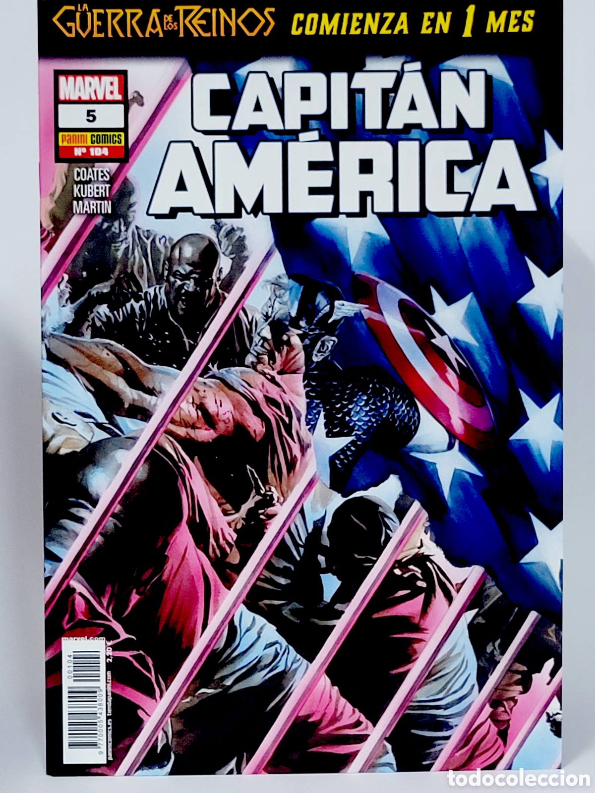 C&oacute;mics: C&Oacute;MIC CAPITAN AMERICA 104 VOL.8 PANINI MARVEL GRAPA VOLUMEN DE KIOSCO