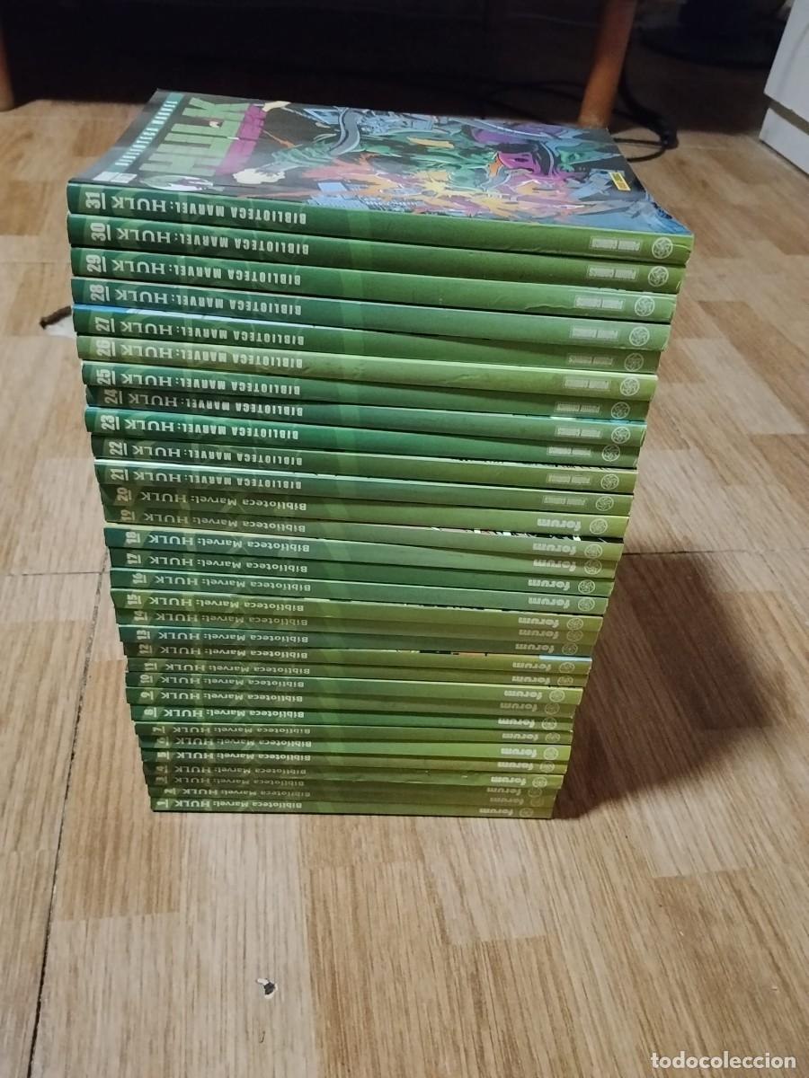 C&oacute;mics: Lote 31 Tomos Biblioteca Marvel: Hulk (Casi Completa)