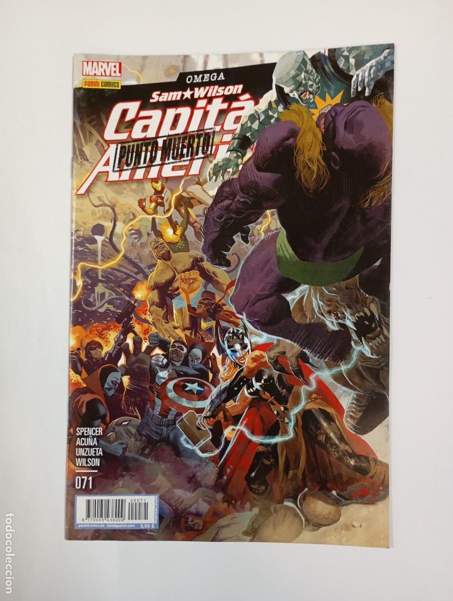 C&oacute;mics: CAPIT&Aacute;N AM&Eacute;RICA N&ordm; 071. SAM. WILSON. MARVEL PANINI COMICS. TDKR92 - Foto 1