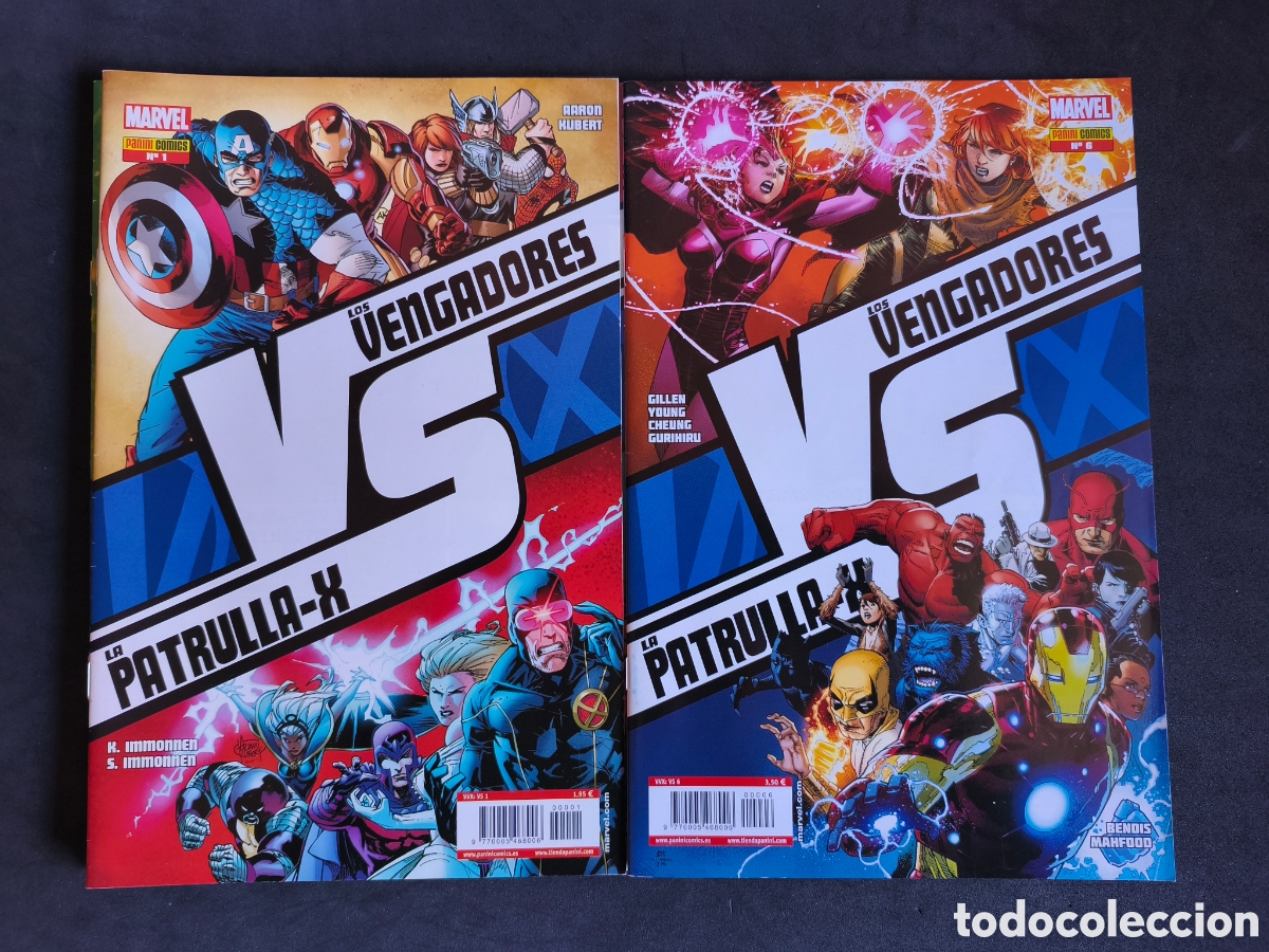 C&oacute;mics: Los vengadores VS la patrulla x miniserie completa