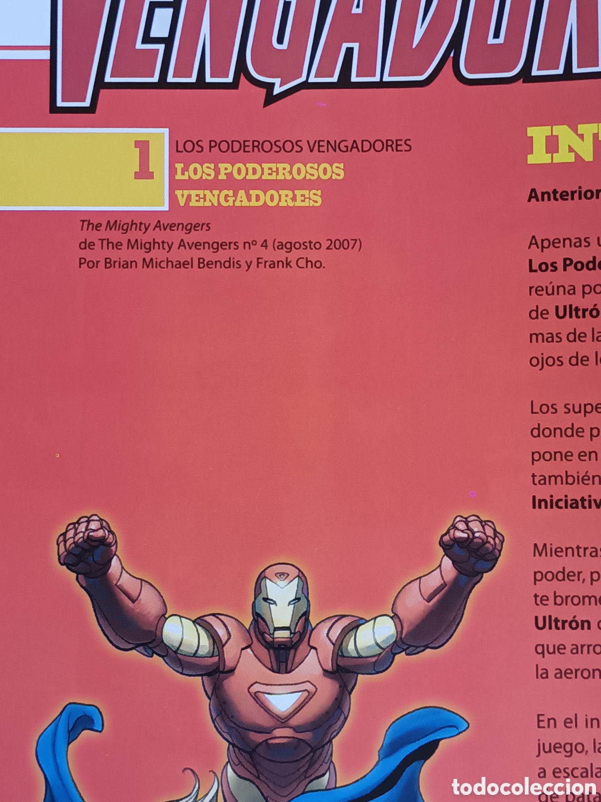 C&oacute;mics: Los Poderosos Vengadores N&ordm; 4 PANINI - MARVEL 2008 La Iniciativa - Foto 2