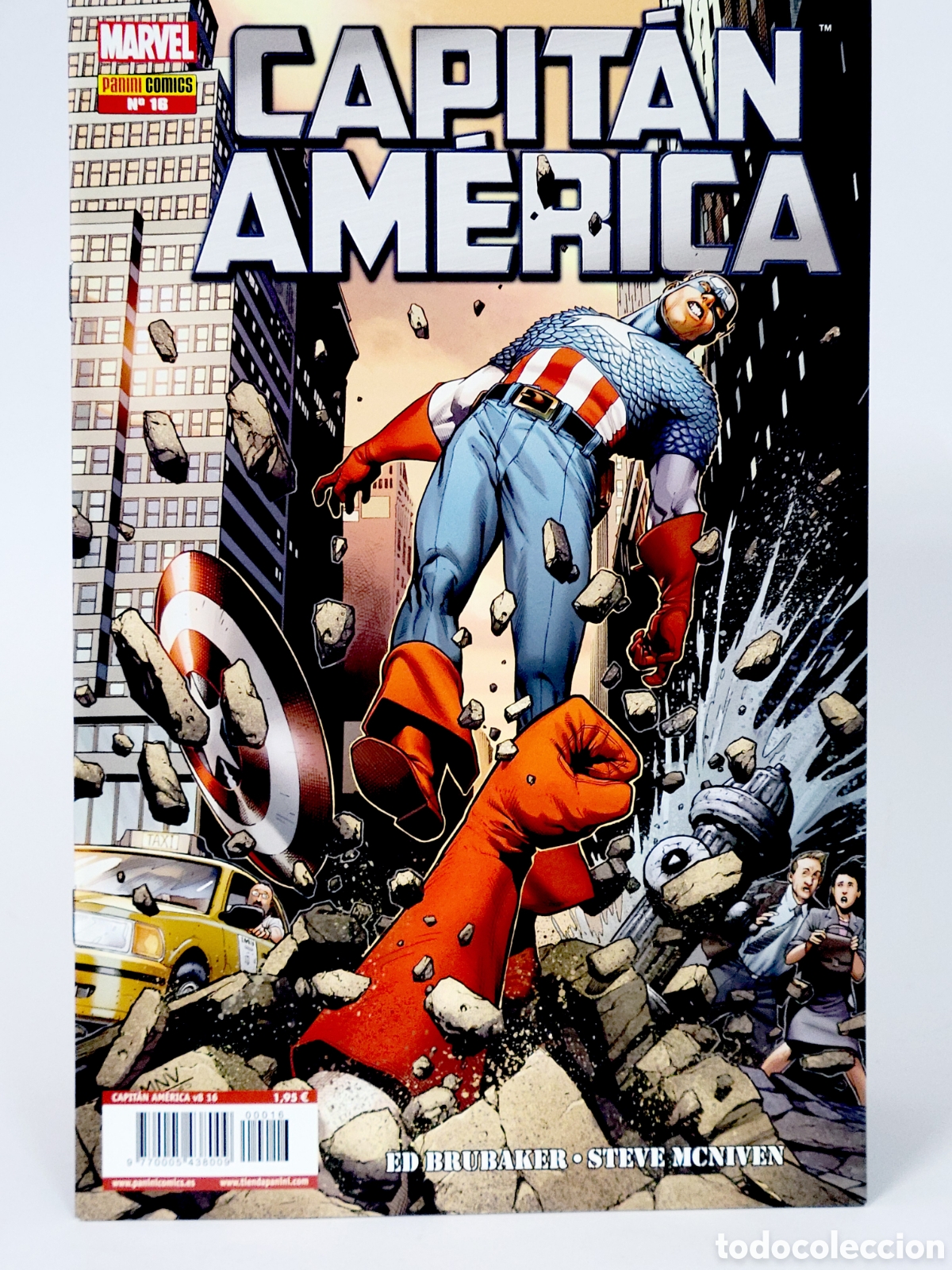 C&oacute;mics: C&Oacute;MIC CAPITAN AMERICA 16 VOL.8 PANINI MARVEL GRAPA VOLUMEN DE KIOSCO