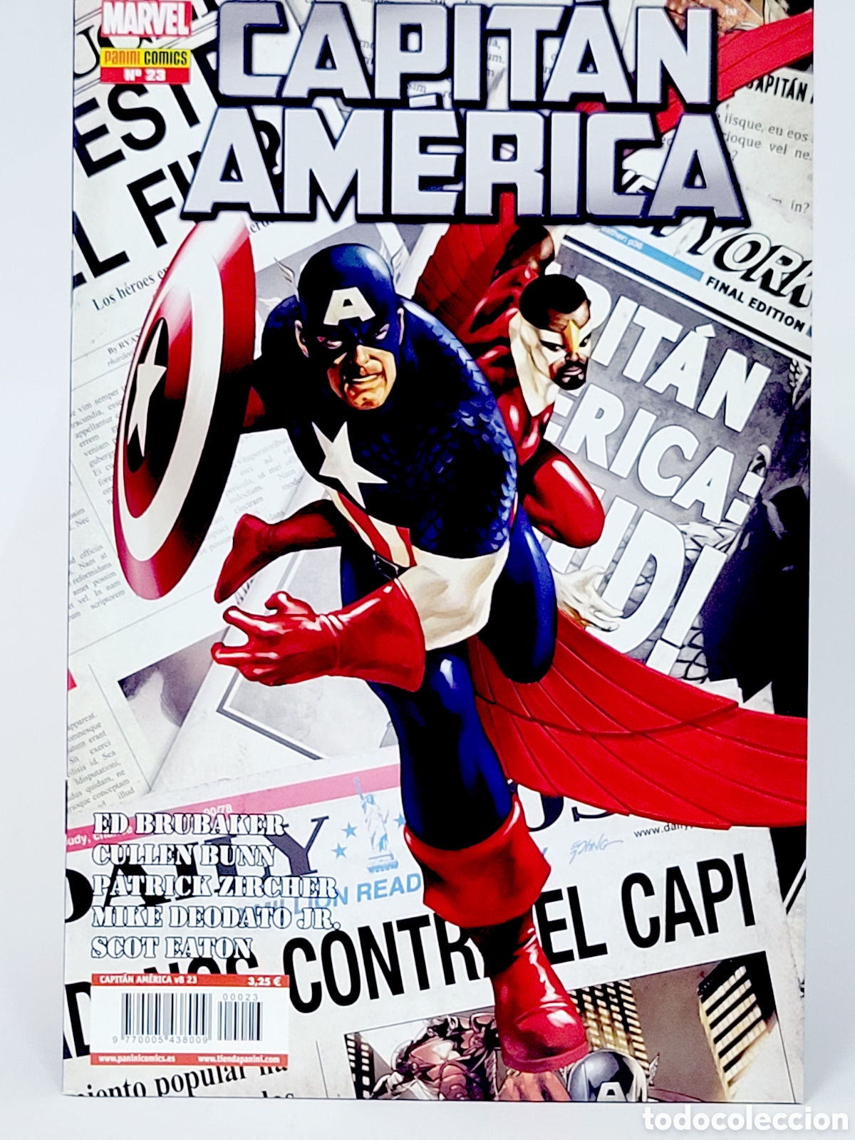 C&oacute;mics: C&Oacute;MIC CAPITAN AMERICA 102 VOL.8 PANINI MARVEL GRAPA VOLUMEN DE KIOSCO