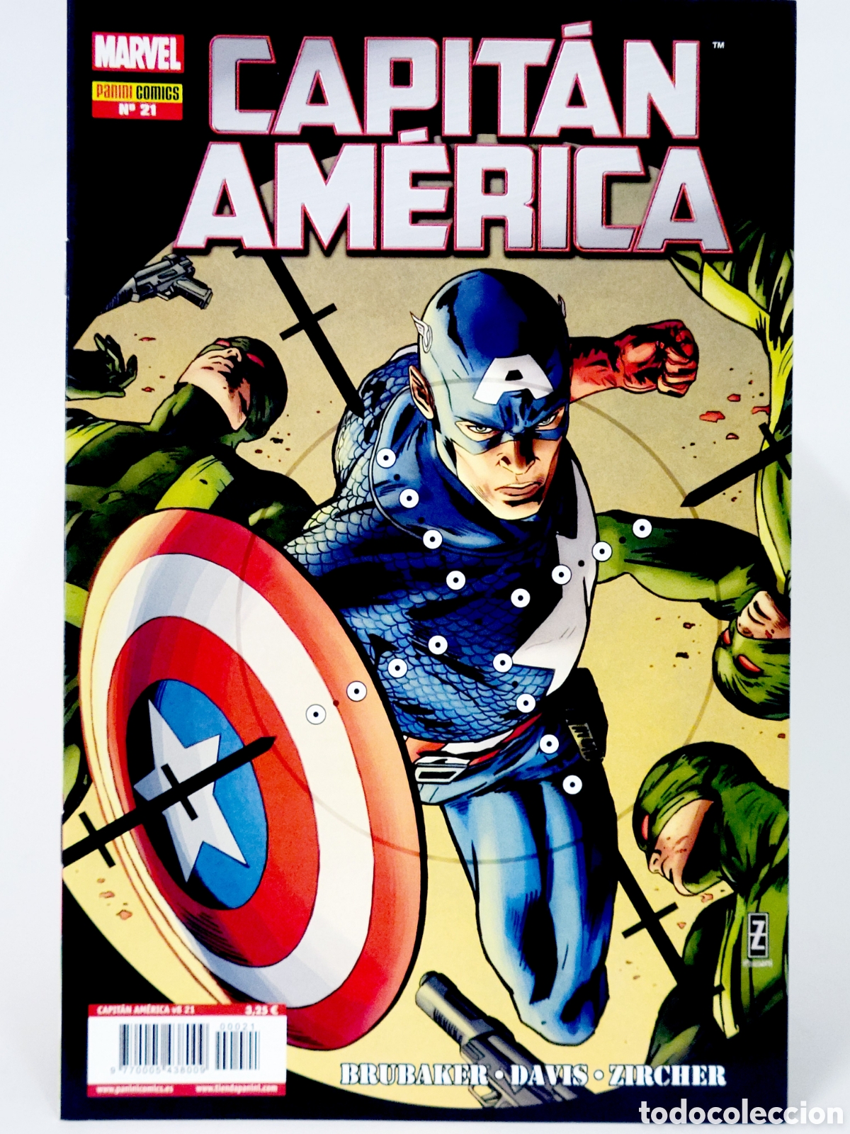 C&oacute;mics: C&Oacute;MIC CAPITAN AMERICA 21 VOL.8 PANINI MARVEL GRAPA VOLUMEN DE KIOSCO